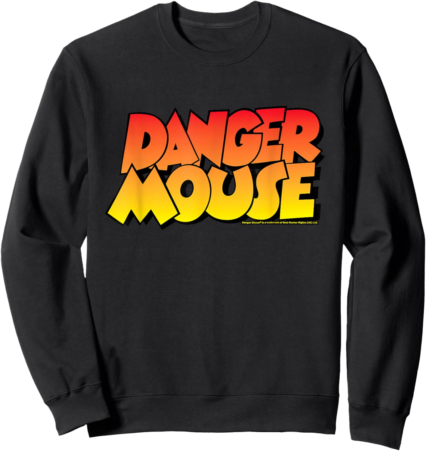 Danger Mouse Classic Logo Retro Sweatshirt - Sweatshirt | Black