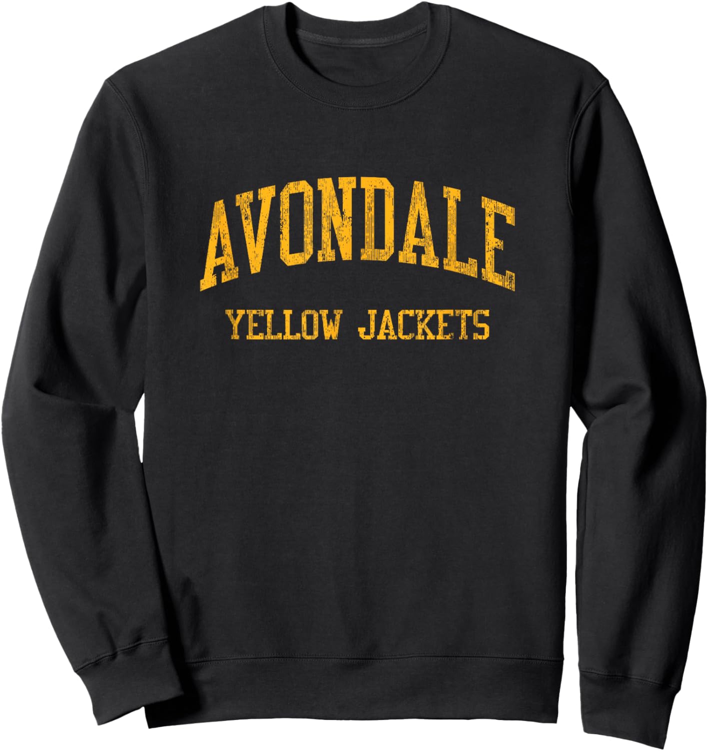 Avondale High School HS Auburn Hills MI Vintage Sports Sweatshirt - Sweatshirt | Black