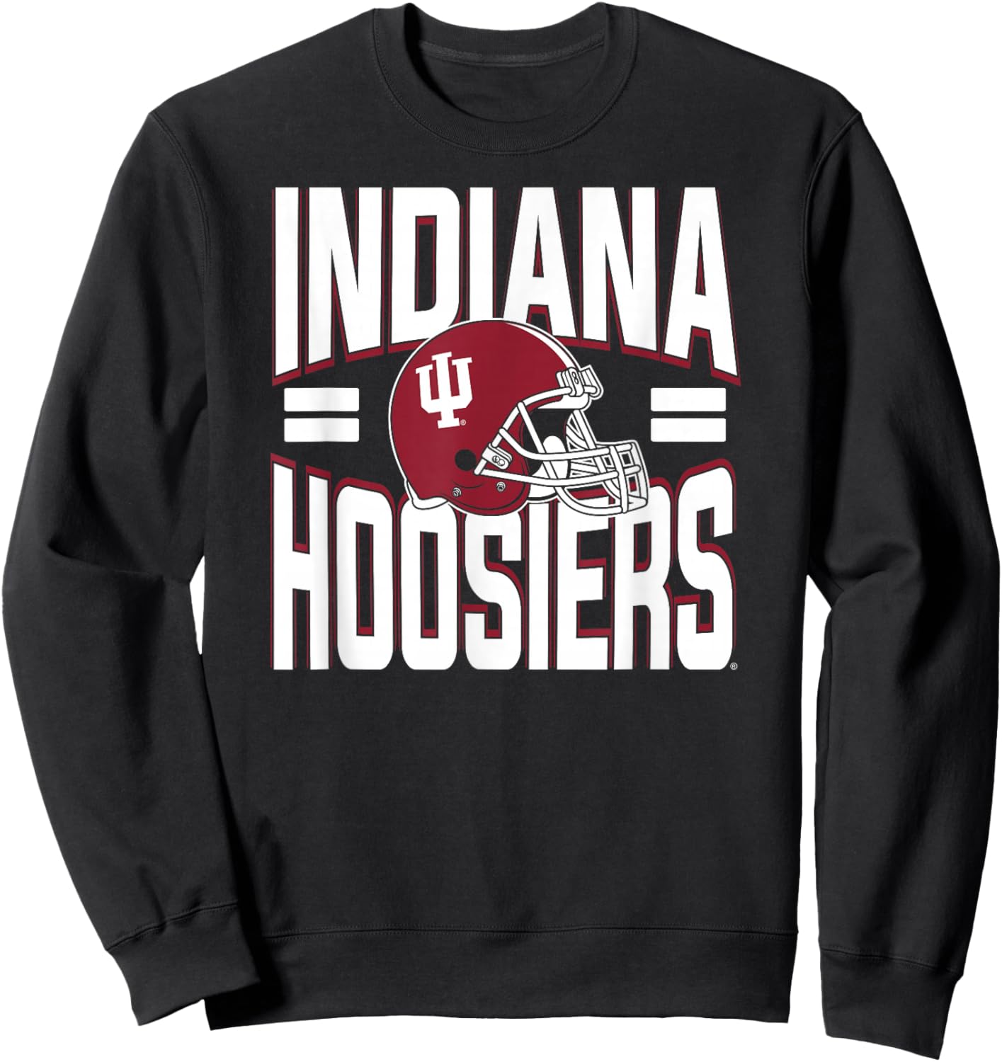 Indiana Hoosiers Football Vintage 90's Retro Black Sweatshirt - Sweatshirt | Black