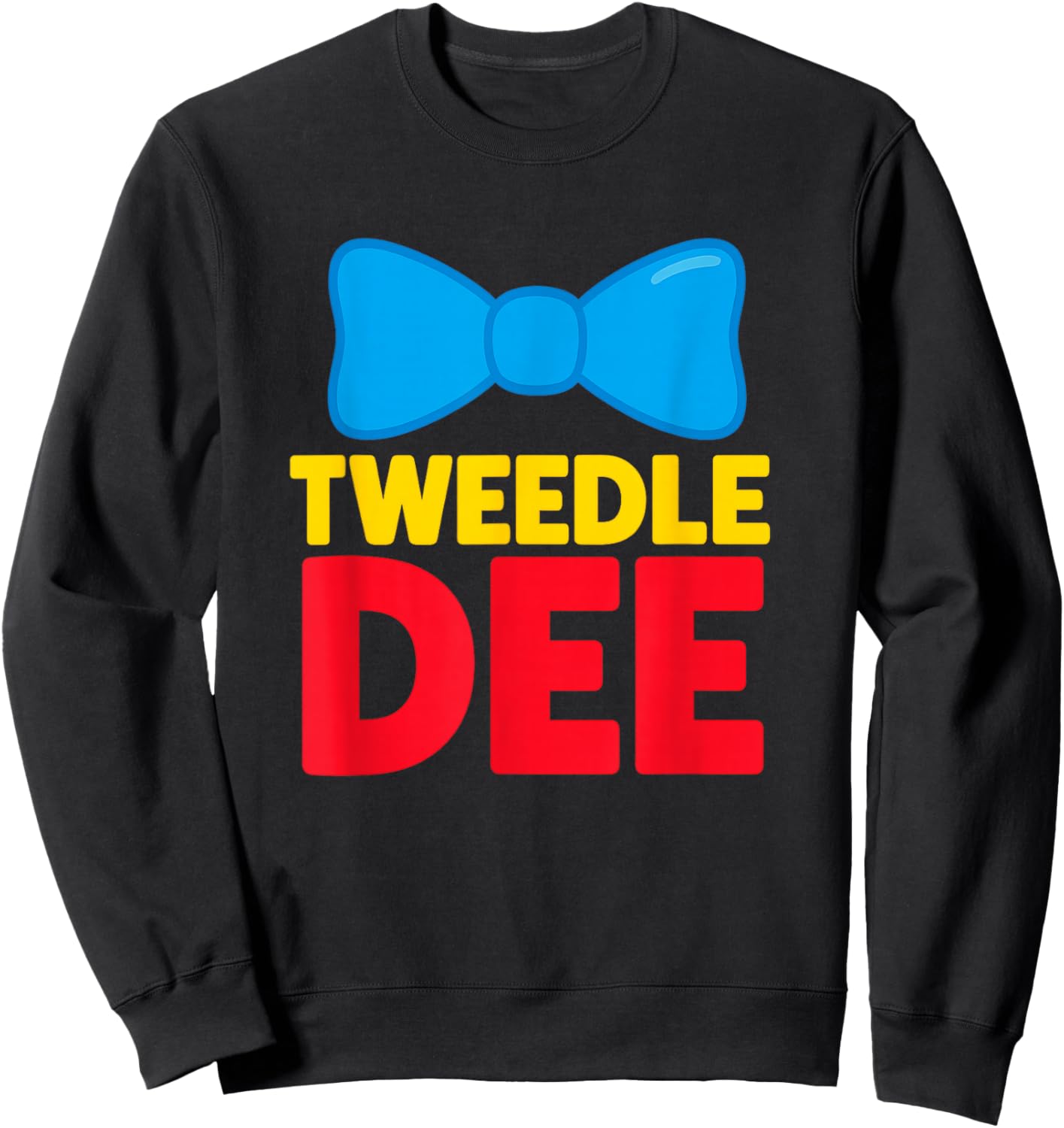 Funny Matching Halloween Couples, I'm with Dum Costume Sweatshirt - Sweatshirt | Black