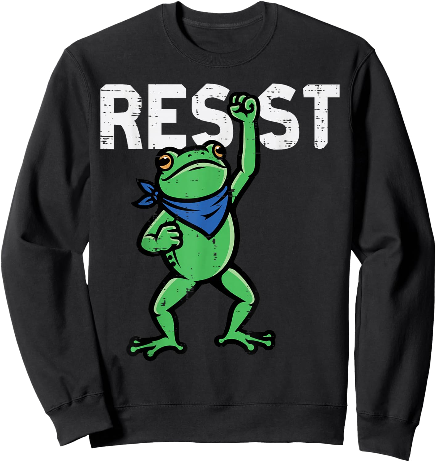 Resist Protest Frog Fist Equality Civil Rights Women Men Kid Sweatshirt - Sweatshirt | Black