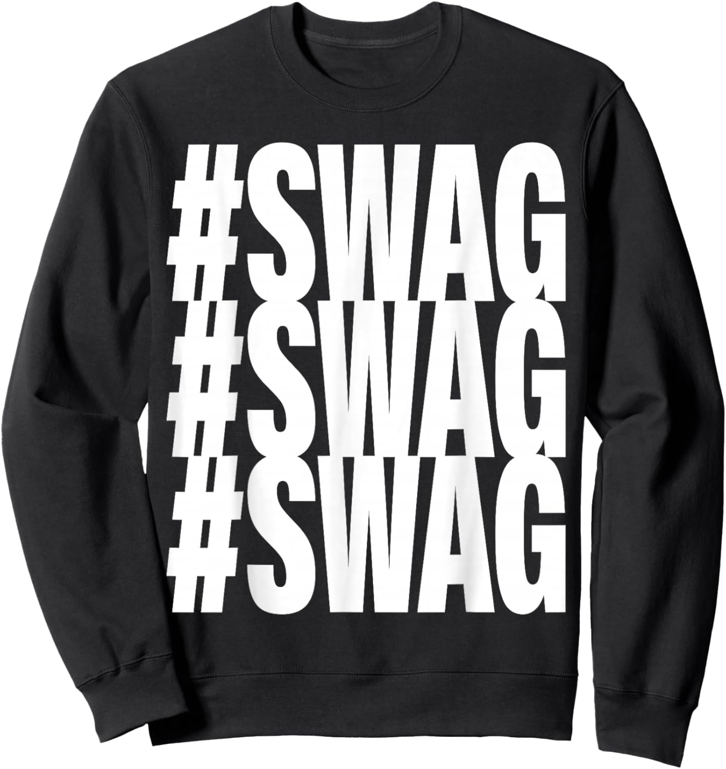 Hashtag Swag Sweatshirt - Sweatshirt | Black