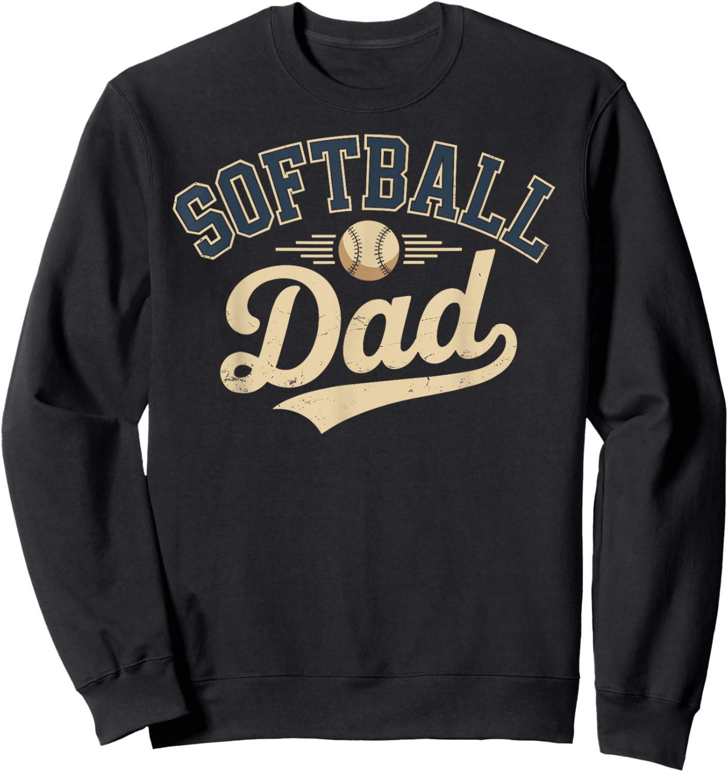Softball Dad Sweatshirt - Sweatshirt | Black