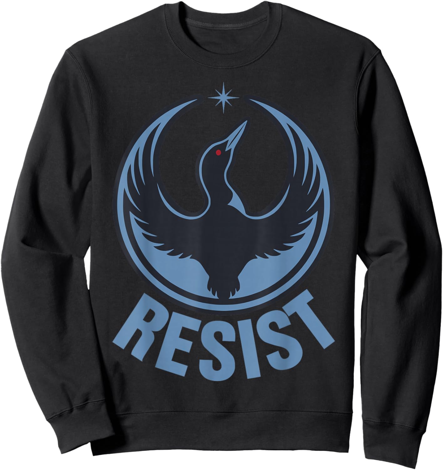 Minnesota Rebel Loon Alliance Resist Symbol MN Sweatshirt - Sweatshirt | Black