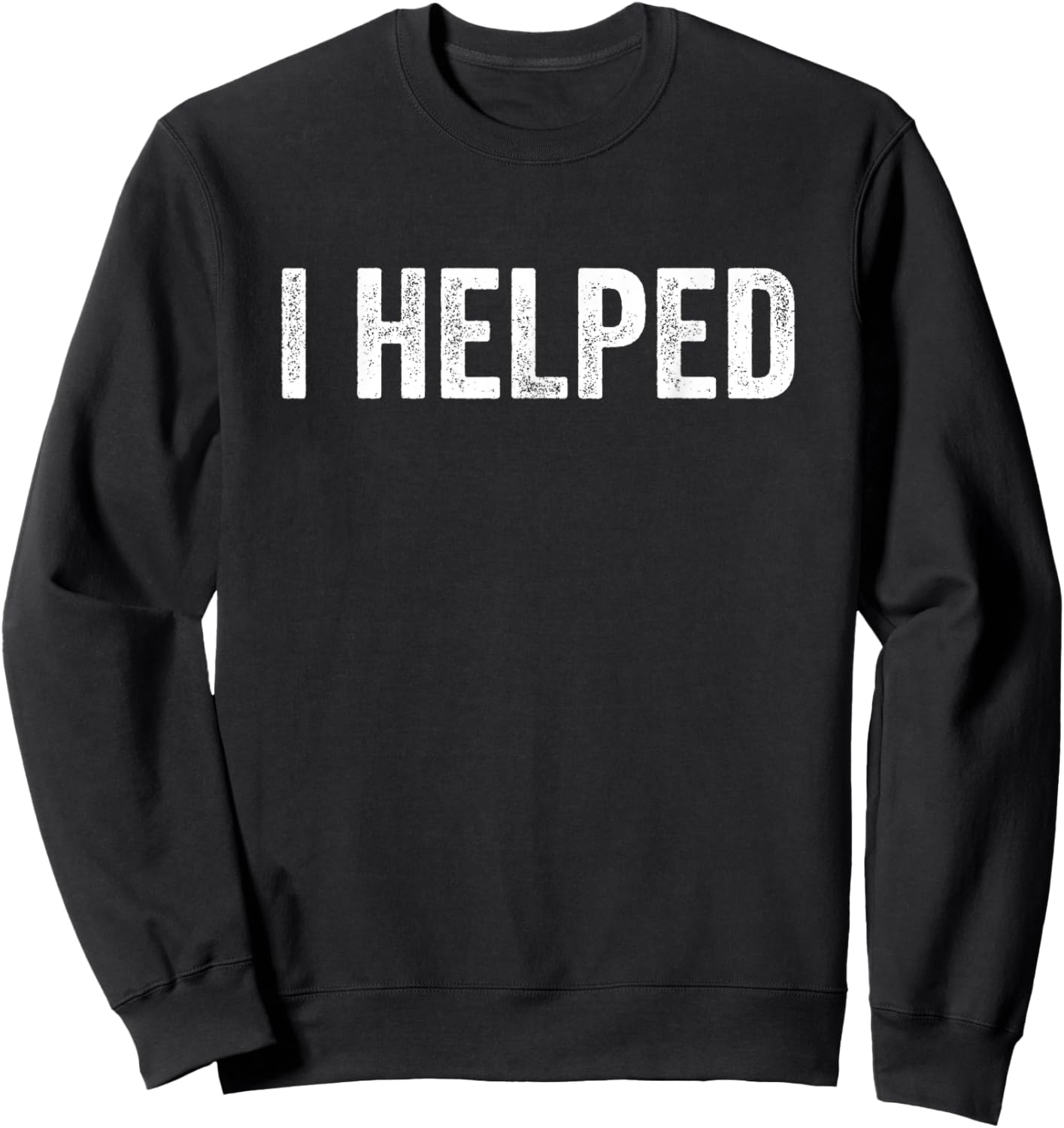 Growing A Tiny Human I Helped Funny Matching Pregnant Couple Sweatshirt - Sweatshirt | Black