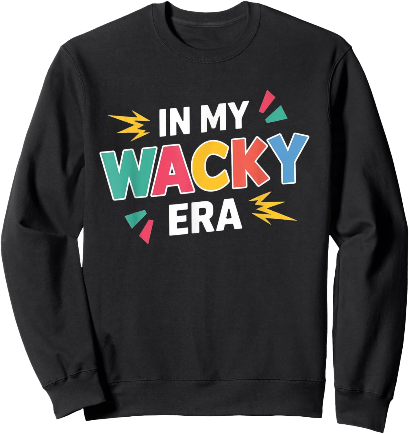 in My Wacky Era Kids and Teachers | Mismatch Day Spirit Week Sweatshirt - Sweatshirt | Black