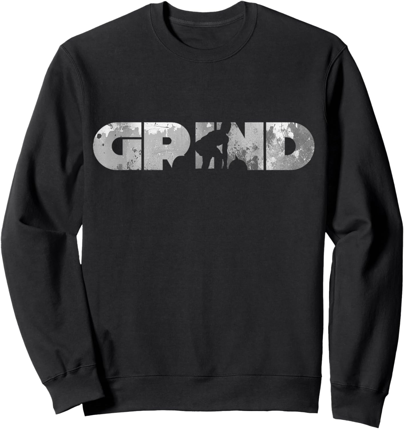 Weightlifting Gym Workout Sweatshirt - Sweatshirt | Black