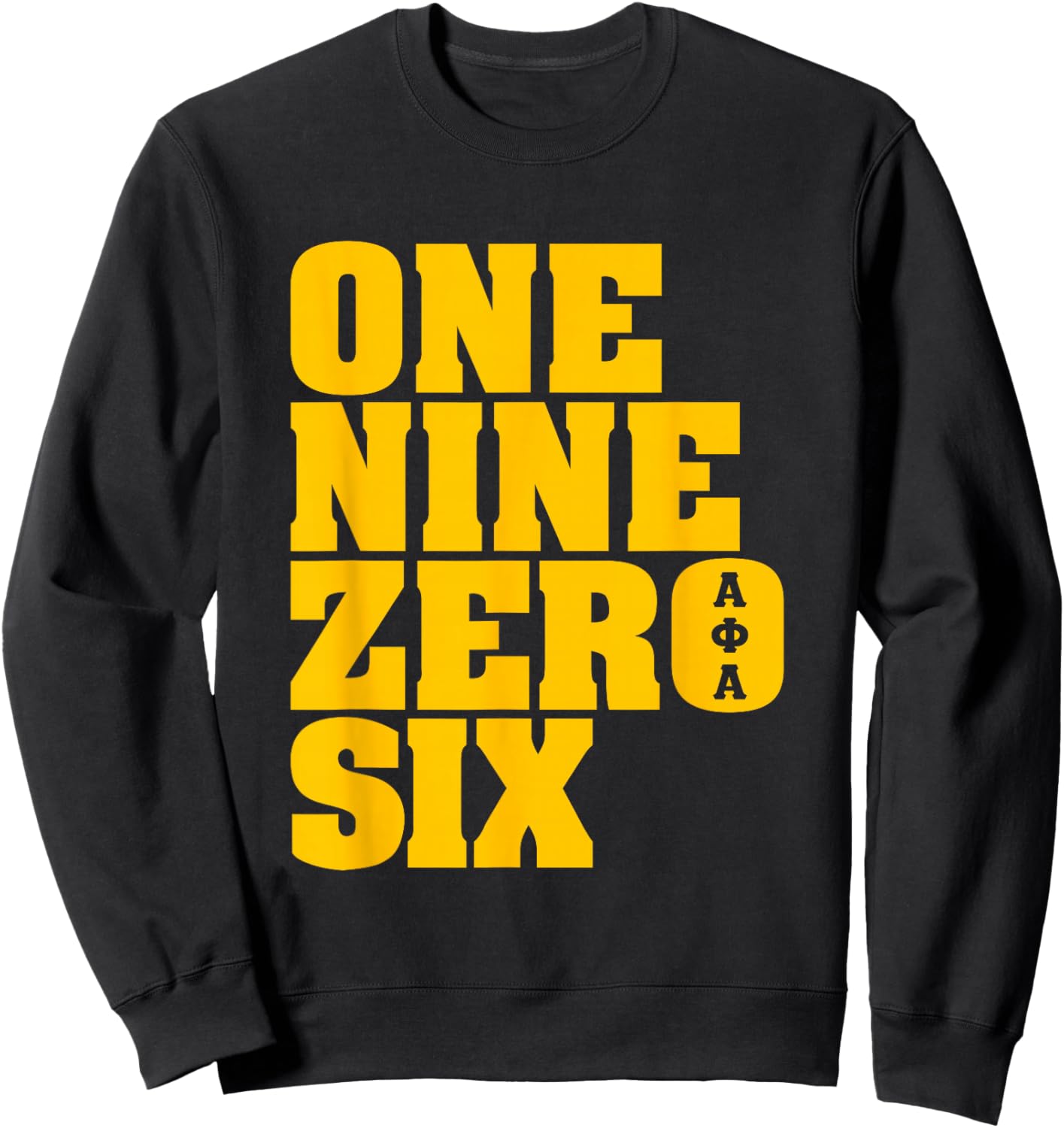 Alpha African 1906 Fraternity Matching Sweatshirt - Sweatshirt | Black
