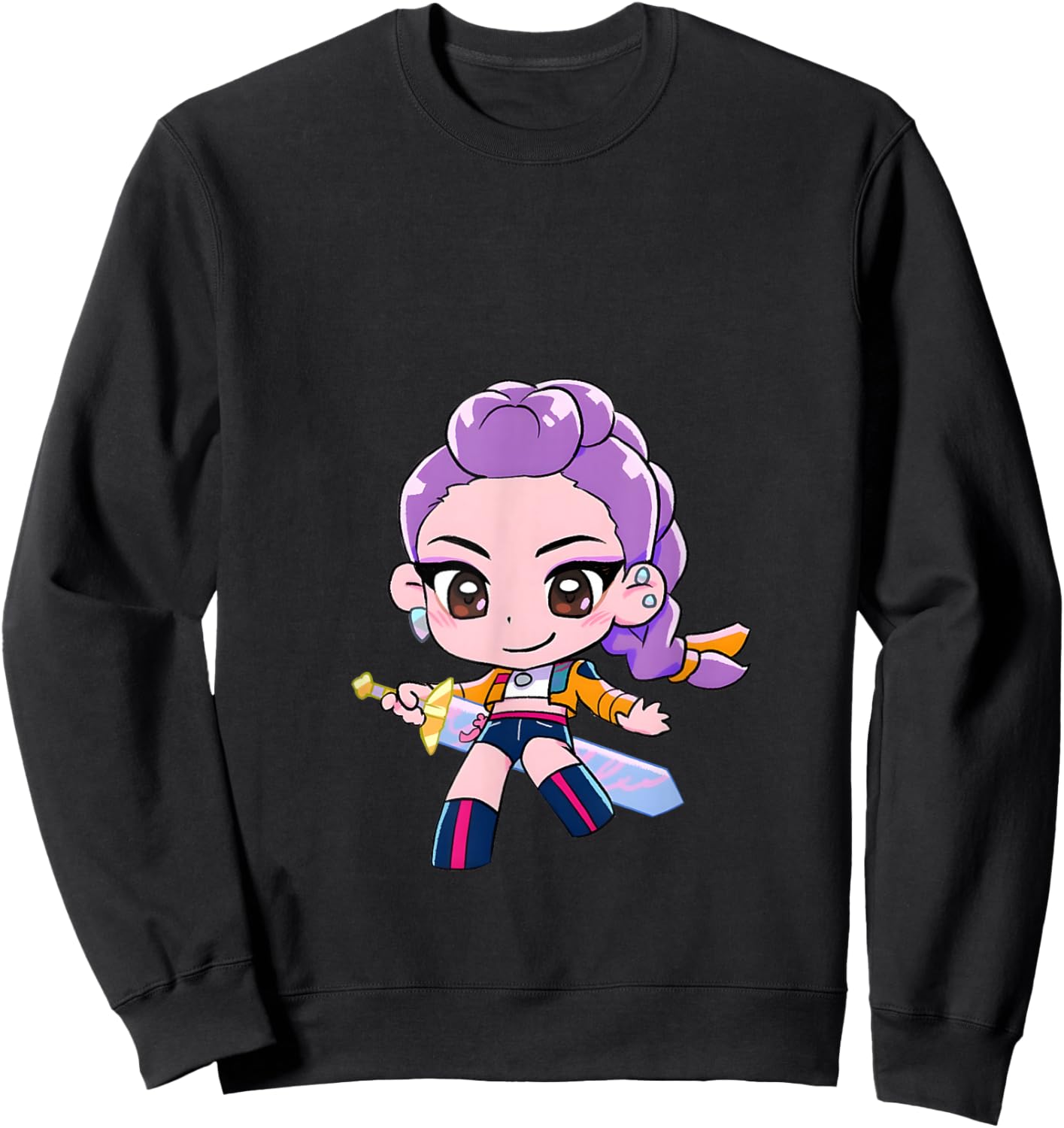 Cute Rumi Sweatshirt - Sweatshirt | Black