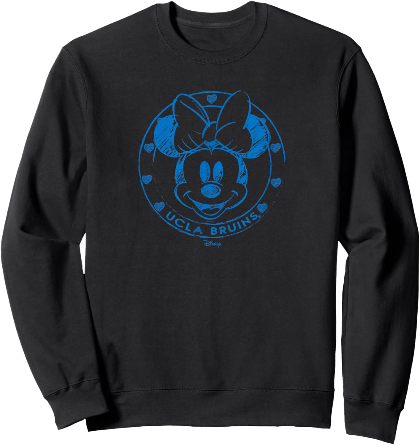 UCLA Bruins Minnie Mouse Sketch Officially Licensed Sweatshirt - Sweatshirt | Black
