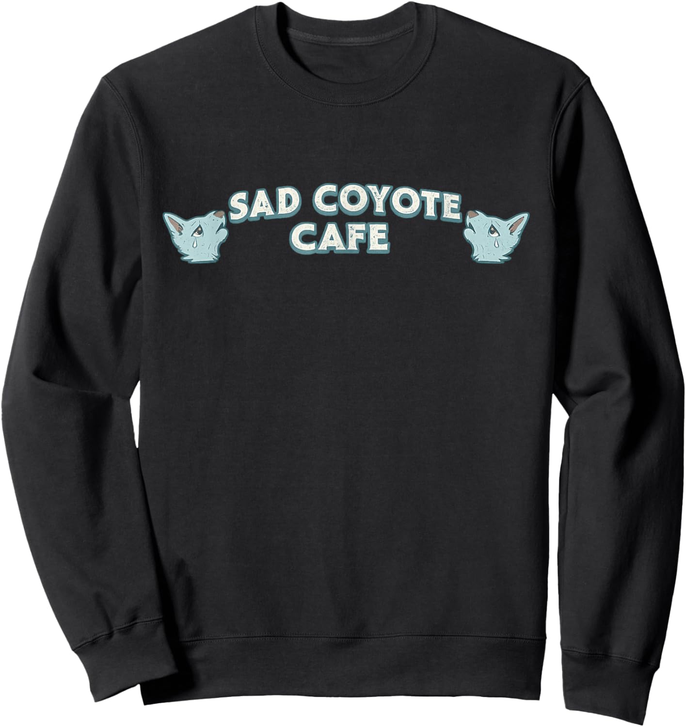 Sad Coyote Cafe Sweatshirt - Sweatshirt | Black