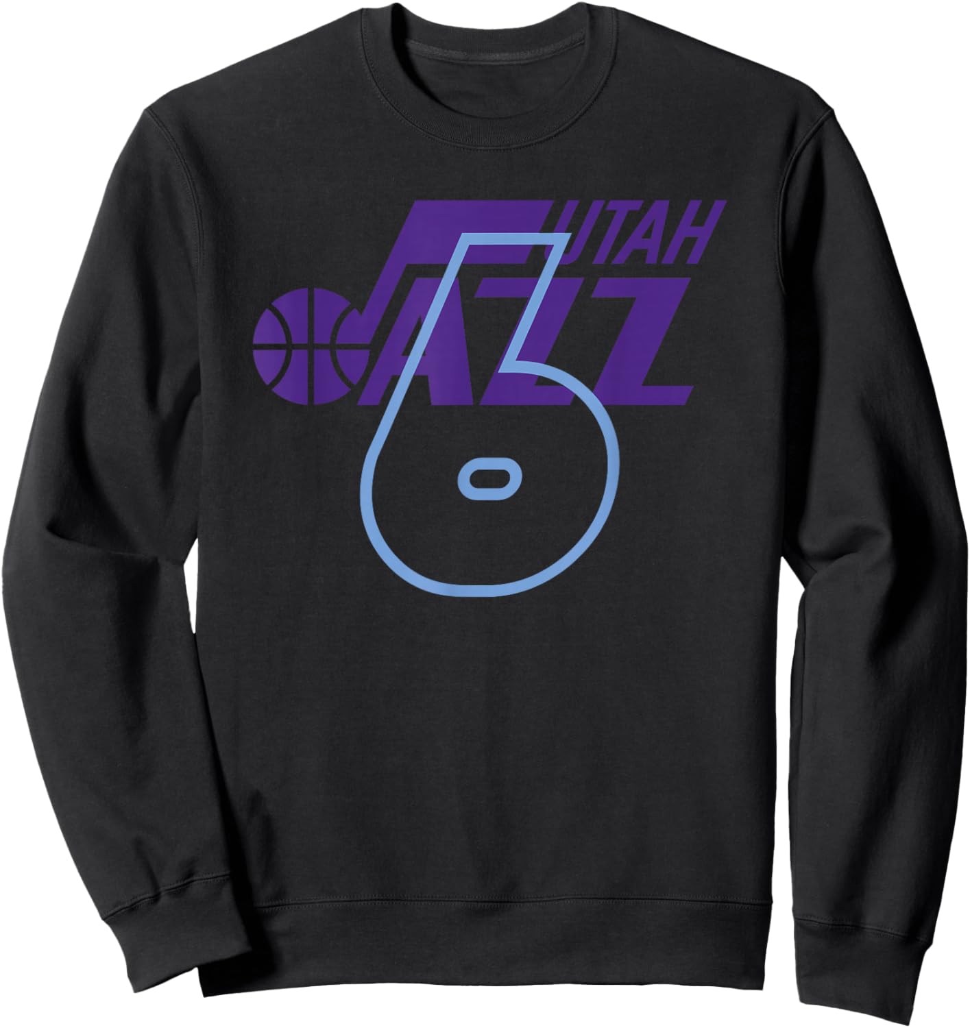 NBA Official Utah Jazz 6-7 Craze Attack Sweatshirt - Sweatshirt | Black