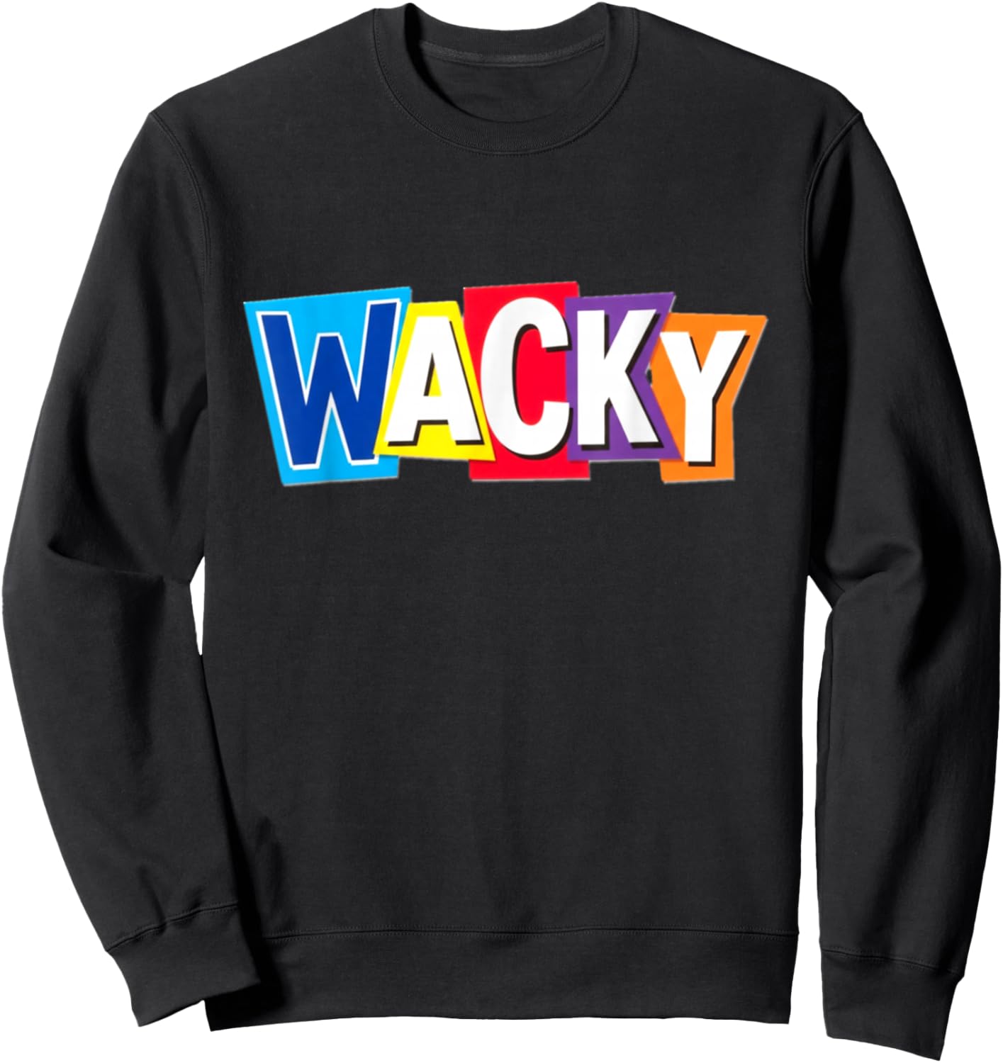 Wacky Costume Mismatch Day Outfit Sweatshirt - Sweatshirt | Black