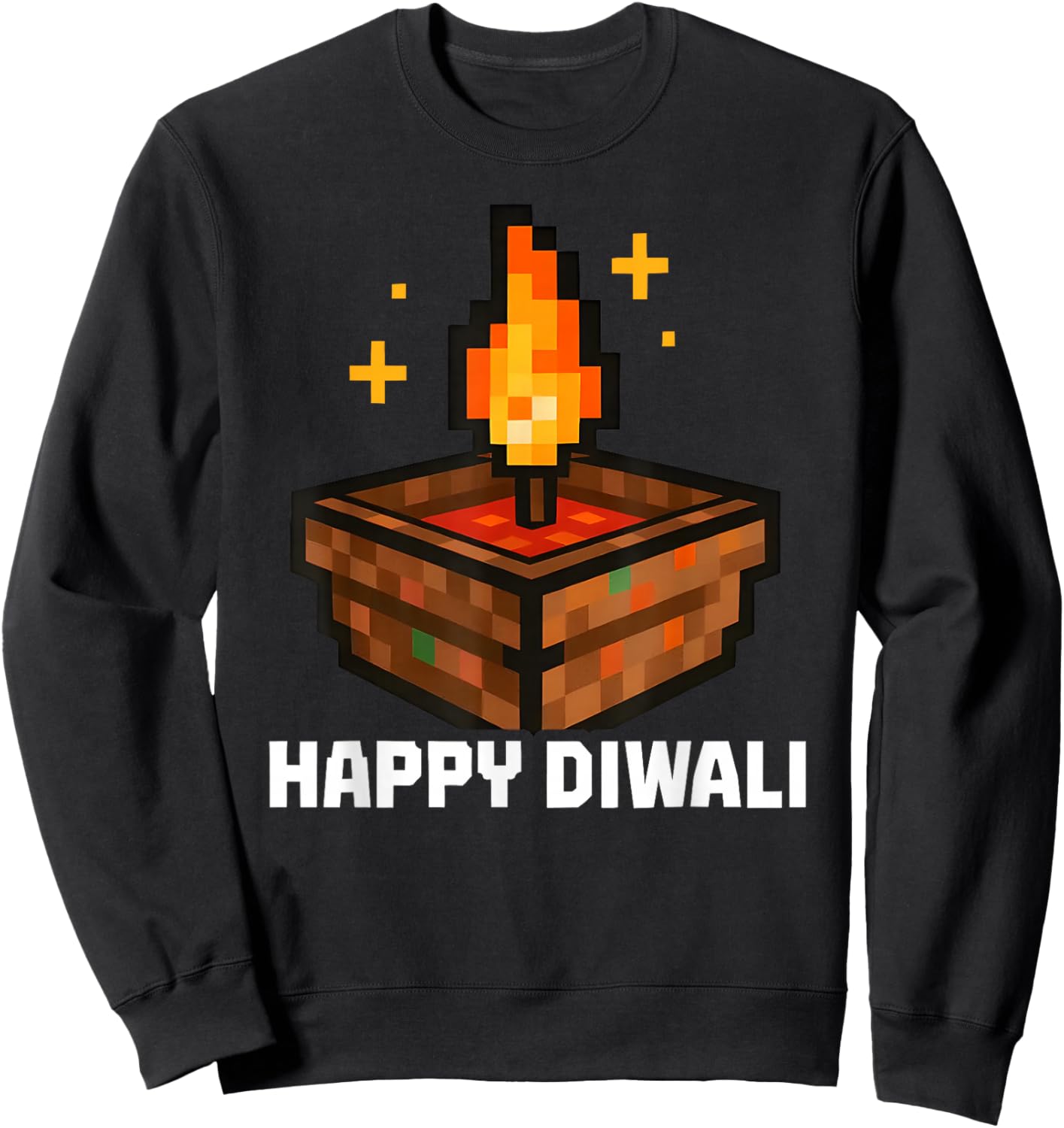 Happy Diwali Festival of Lights Celebration Kids Toddlers Sweatshirt - Sweatshirt | Black