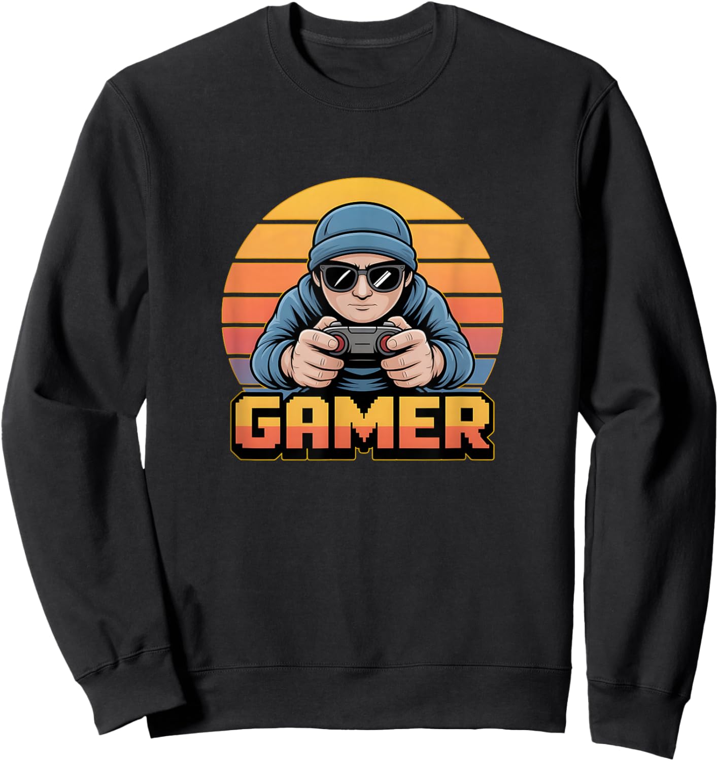 Gamer - Cool Video Gamer/Gaming Sweatshirt - Sweatshirt | Black