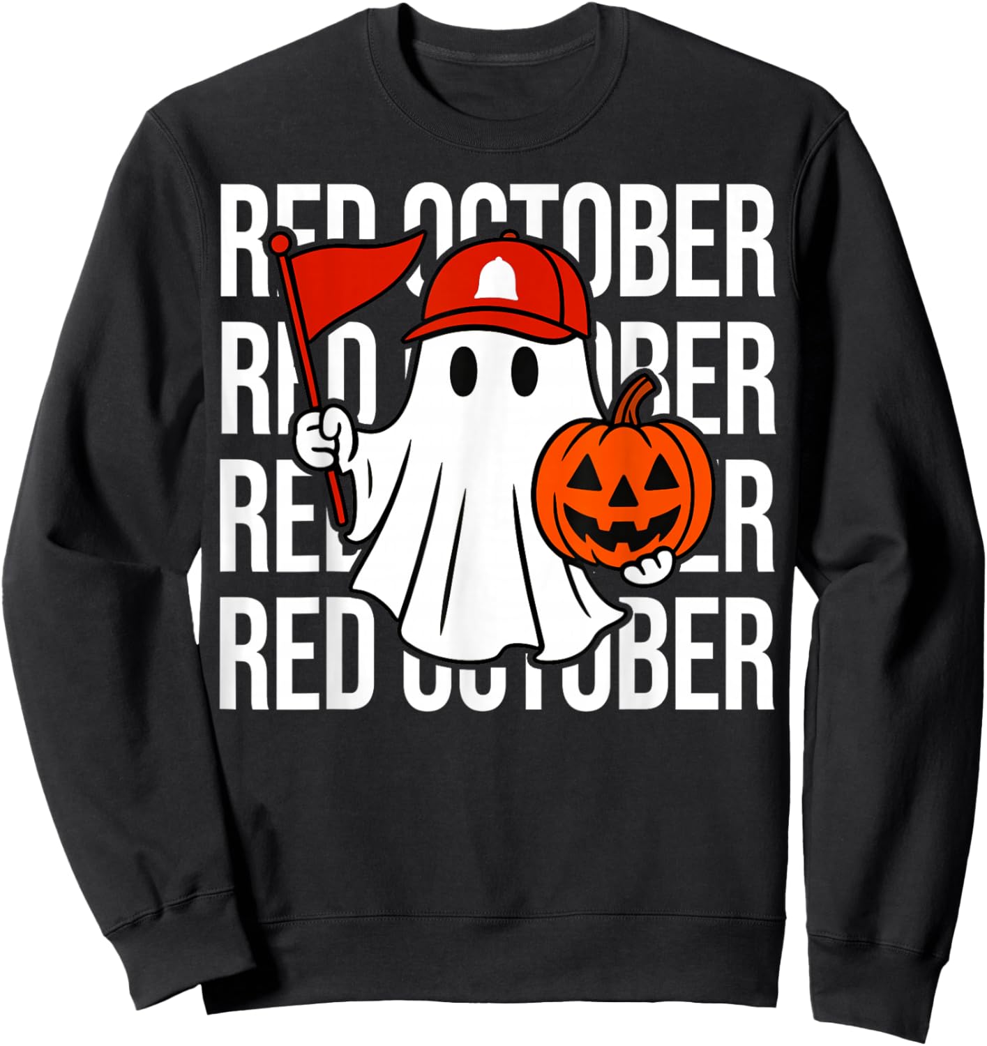 Retro Red October Name Personalized Gift Women Kid Sweatshirt - Sweatshirt | Black