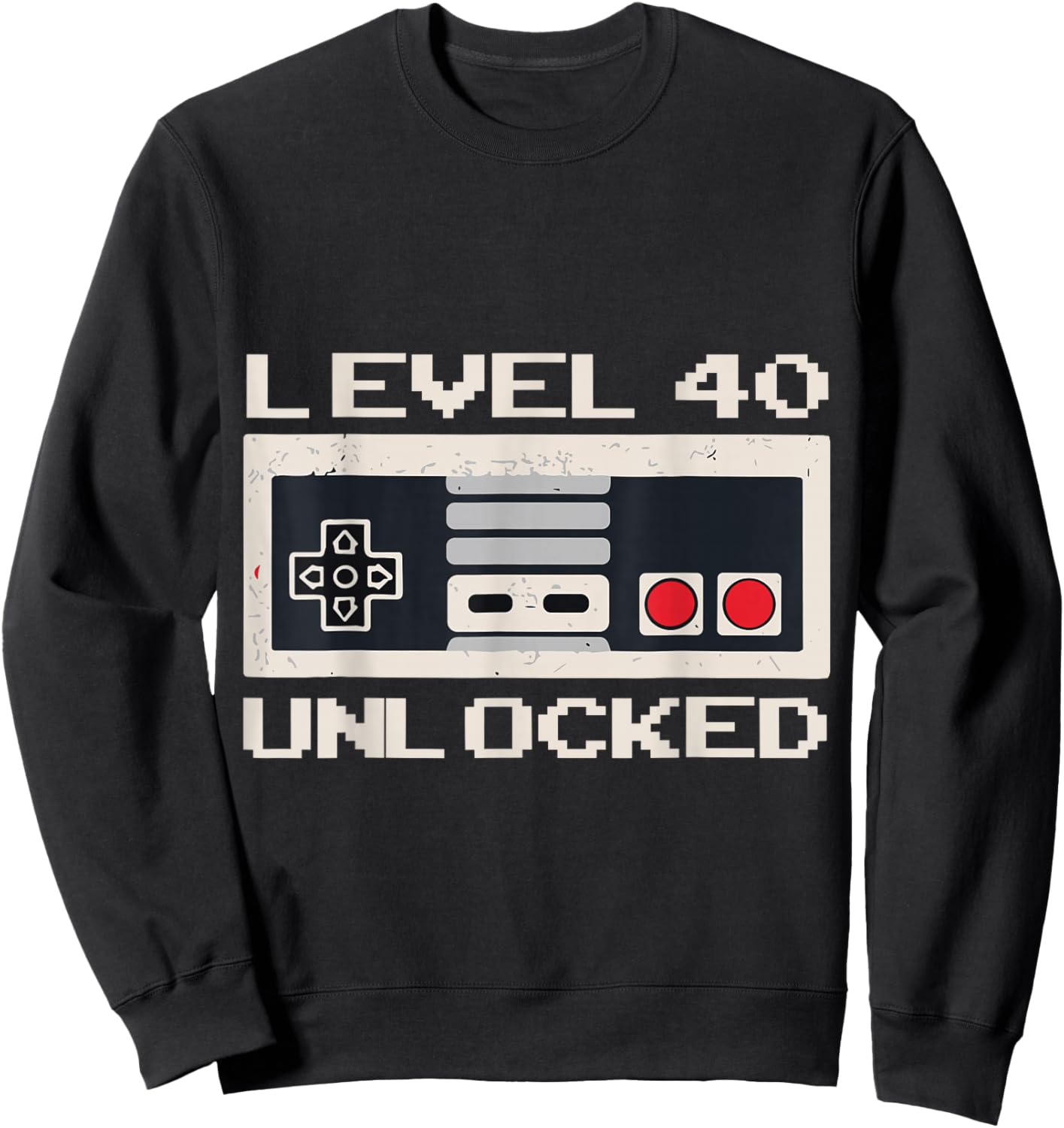 Unlock Level 40 Years Ago 40th Birthday Shirts Men Sweatshirt - Sweatshirt | Black