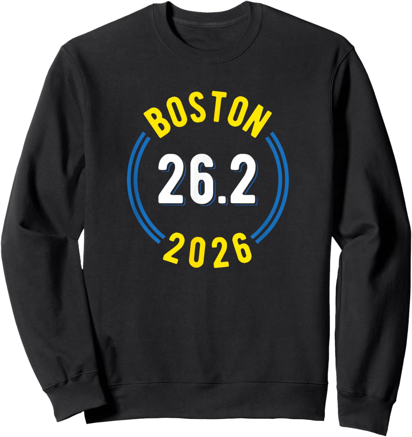Boston 26.2 2026 Marathon Sweatshirt - Sweatshirt | Black