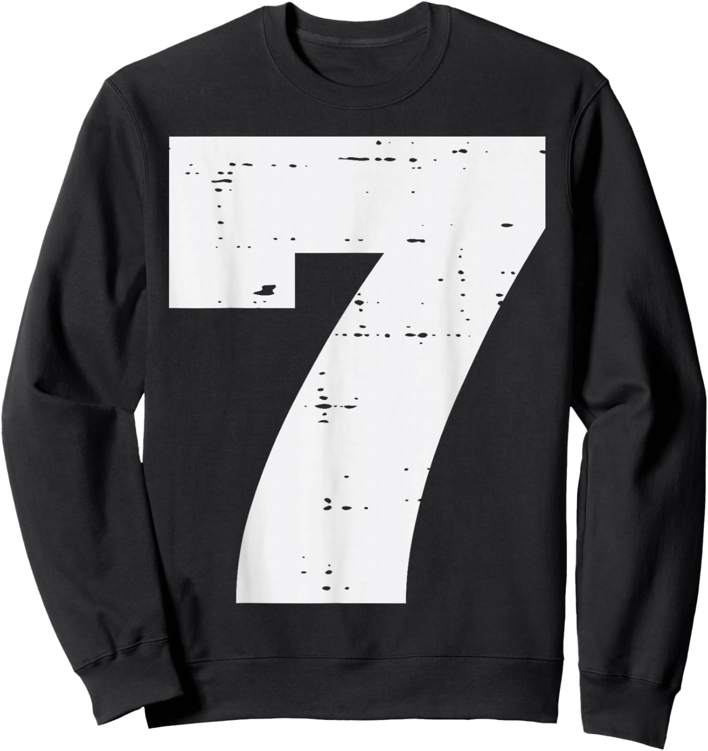 Number 7 Matching 67 Meme Halloween 7th Birthday Kids Boys Sweatshirt - Sweatshirt | Black