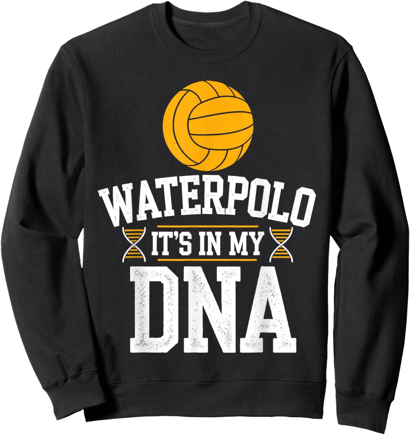 Funny Water Polo Art Women Gag Water Polo Player Sweatshirt - Sweatshirt | Black