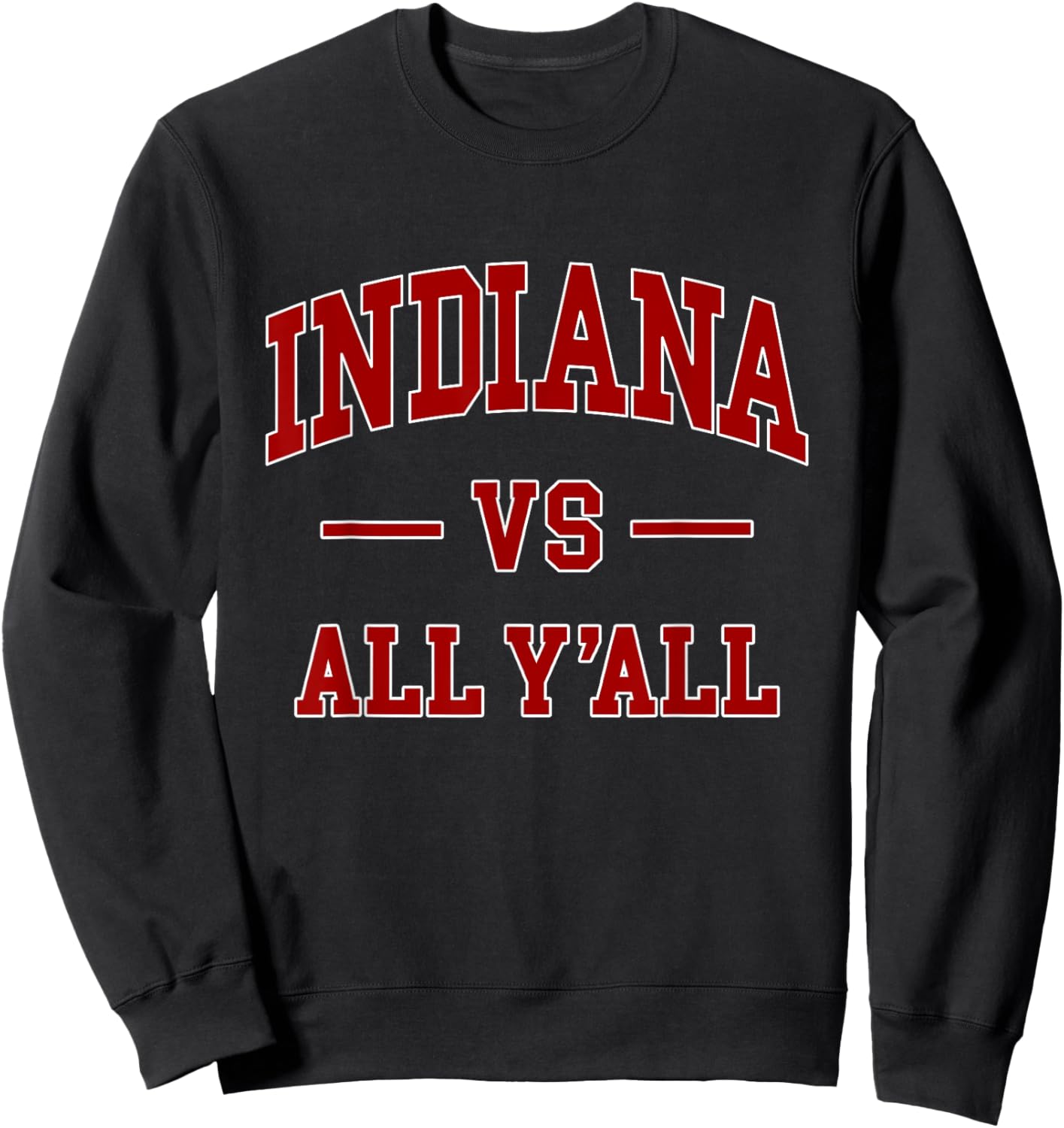 Indiana - Throwback Design - Classic Sweatshirt - Sweatshirt | Black