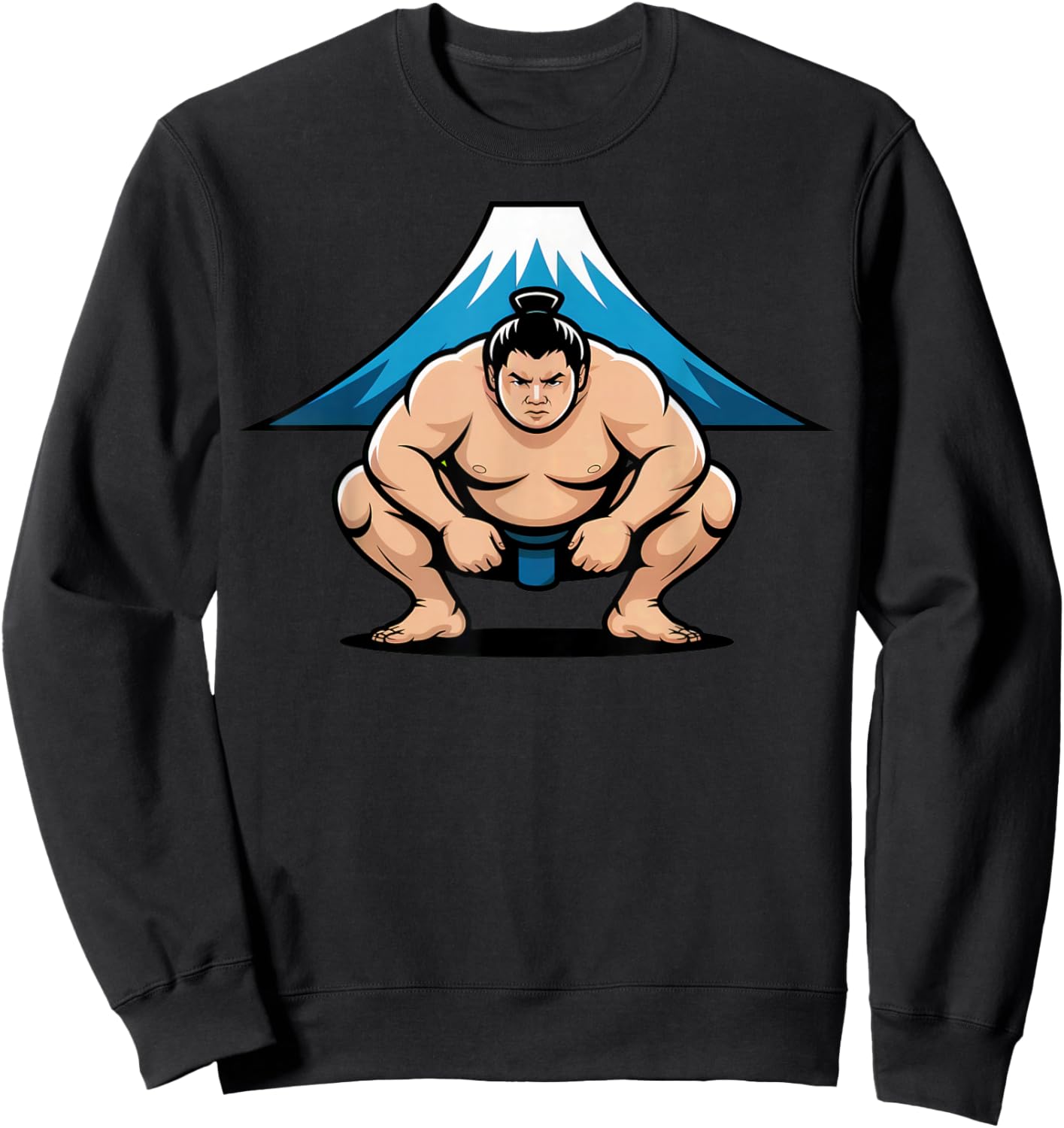Sumo Japanese Design for Lovers from Wrestling and Sumo Sweatshirt - Sweatshirt | Black