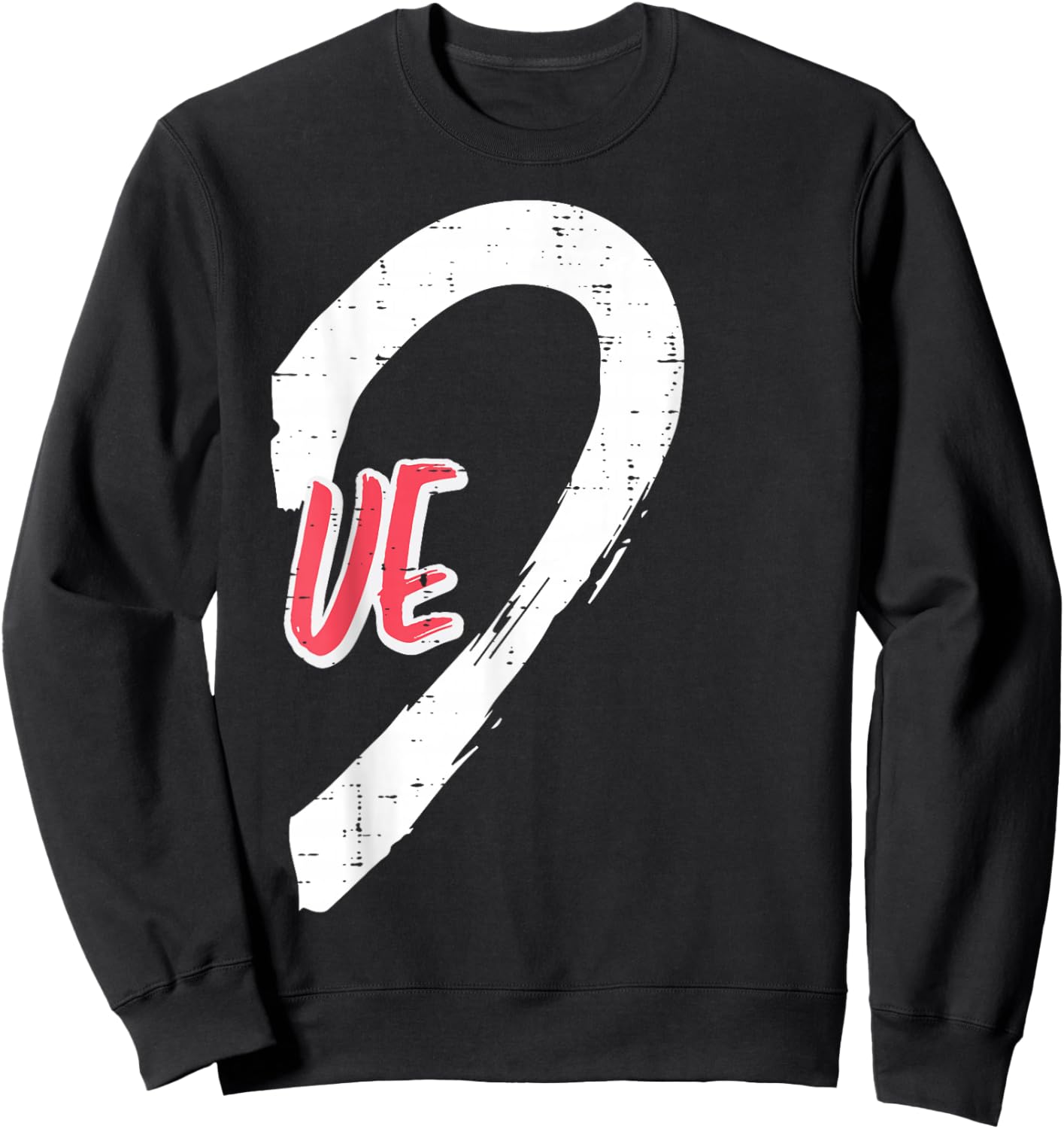 Valentines Day Matching Love Ve Heart Cute Couple Women Men Sweatshirt - Sweatshirt | Black