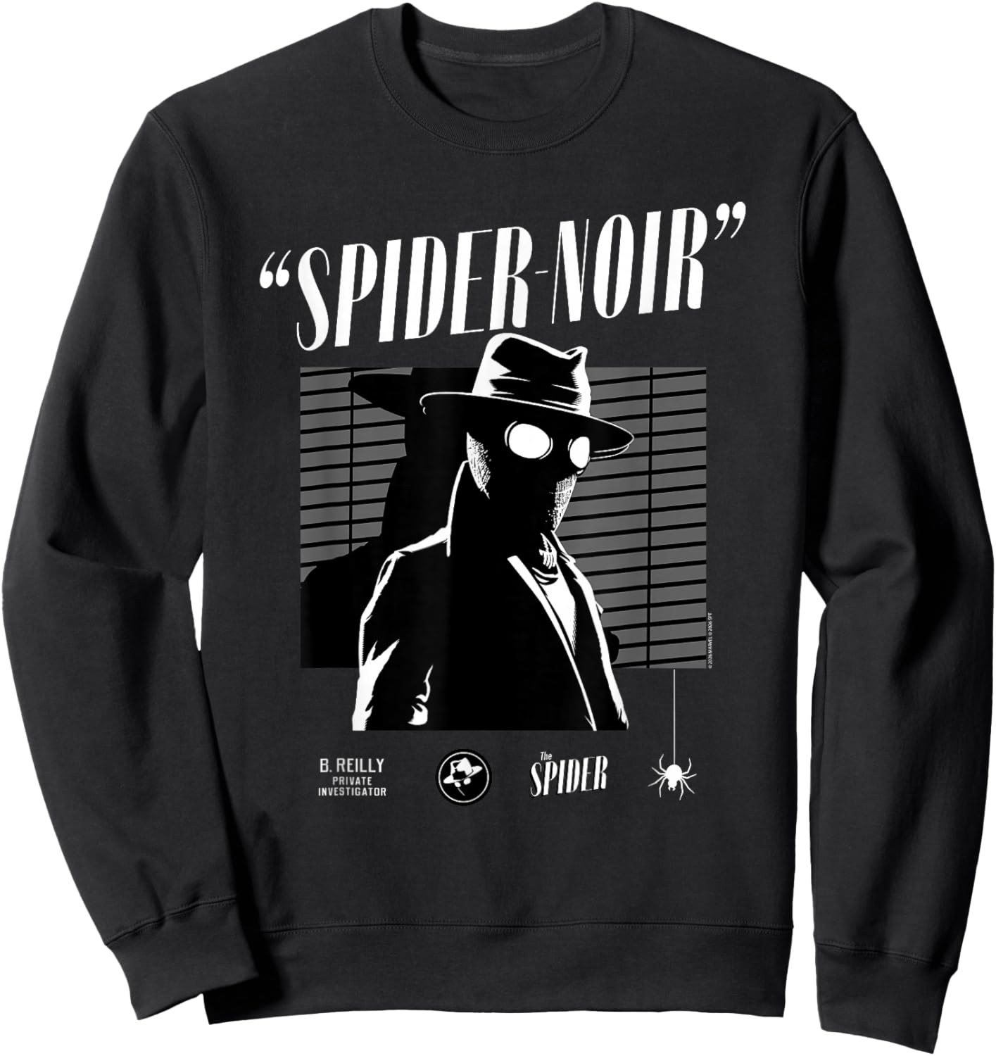 Marvel Spider-Noir The Spider Cool Portait Sweatshirt - Sweatshirt | Black