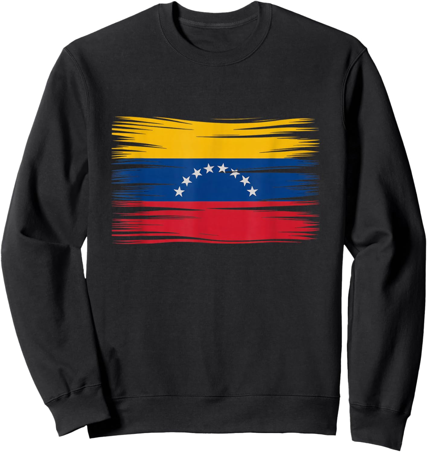 Venezuela Flag Pride Venezuelan Heritage Art Sweatshirt - Sweatshirt | Black