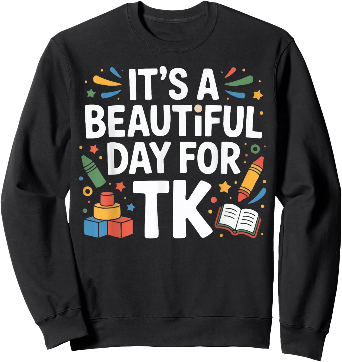 Transitional Kindergarten Preschool Education TK Squad Sweatshirt - Sweatshirt | Black