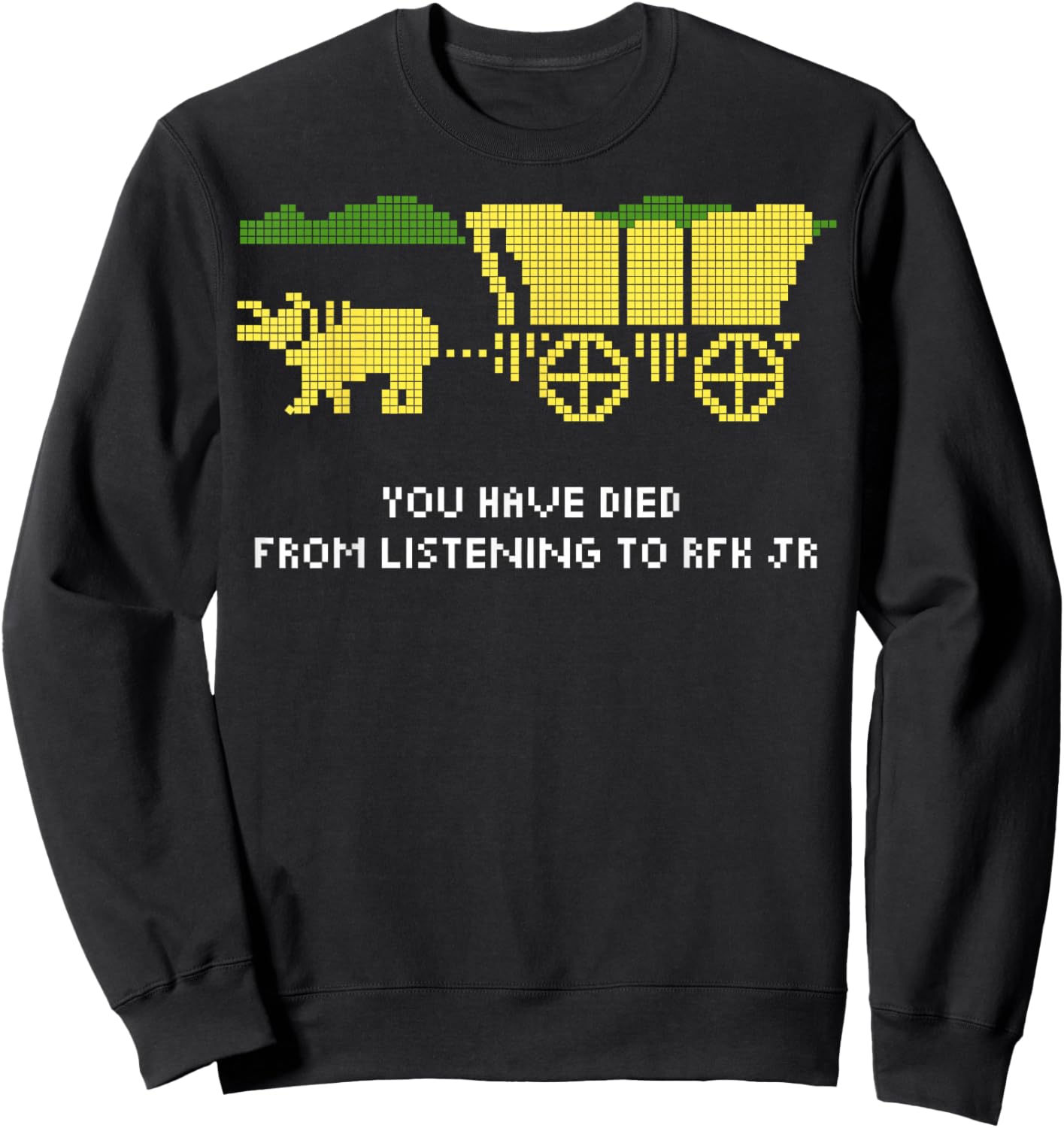 You Have Died from Listening to RFK Jr Sweatshirt - Sweatshirt | Black