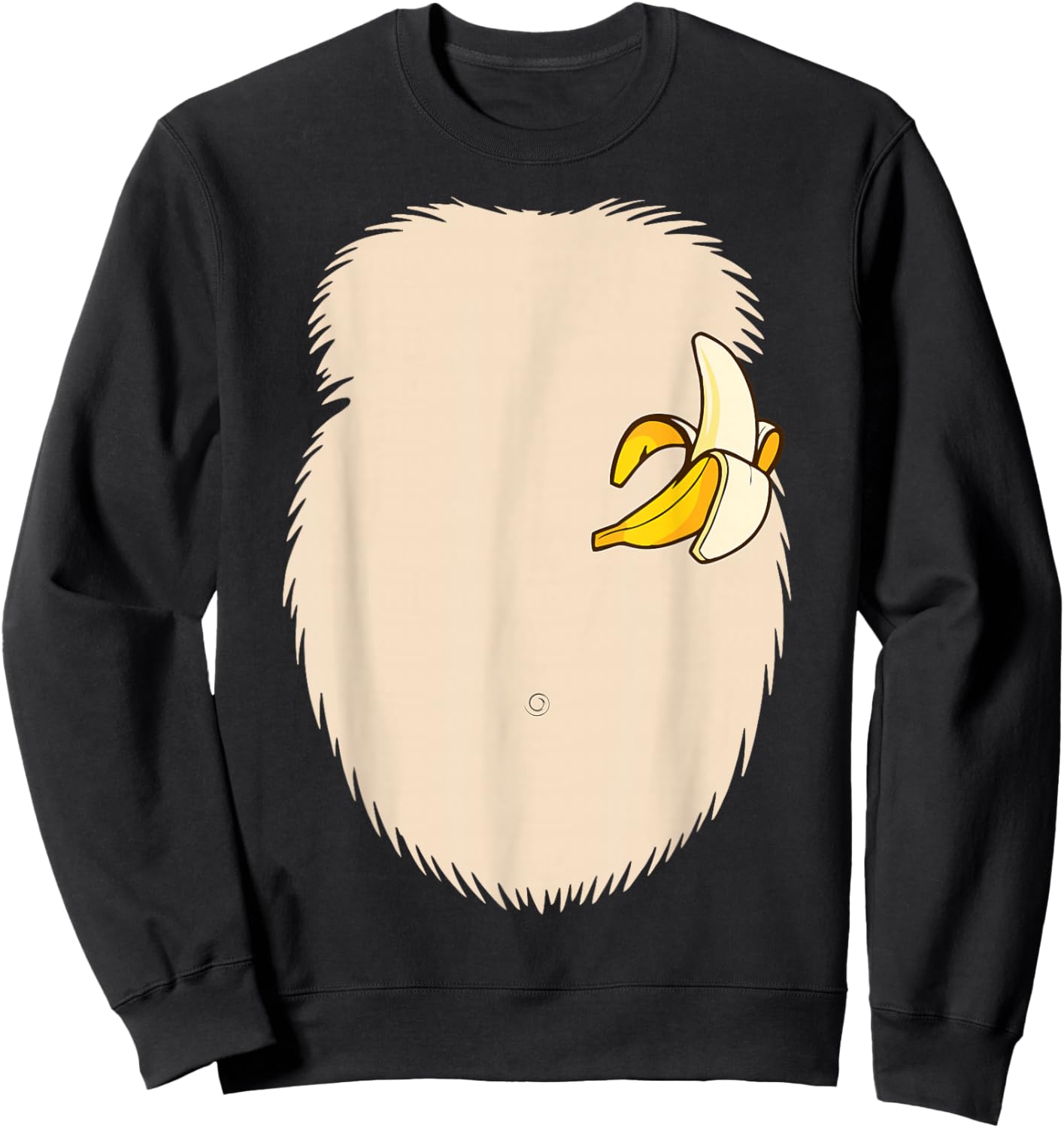 Monkey Shirt Adult Kids Men Women Monkey Costume Sweatshirt - Sweatshirt | Black
