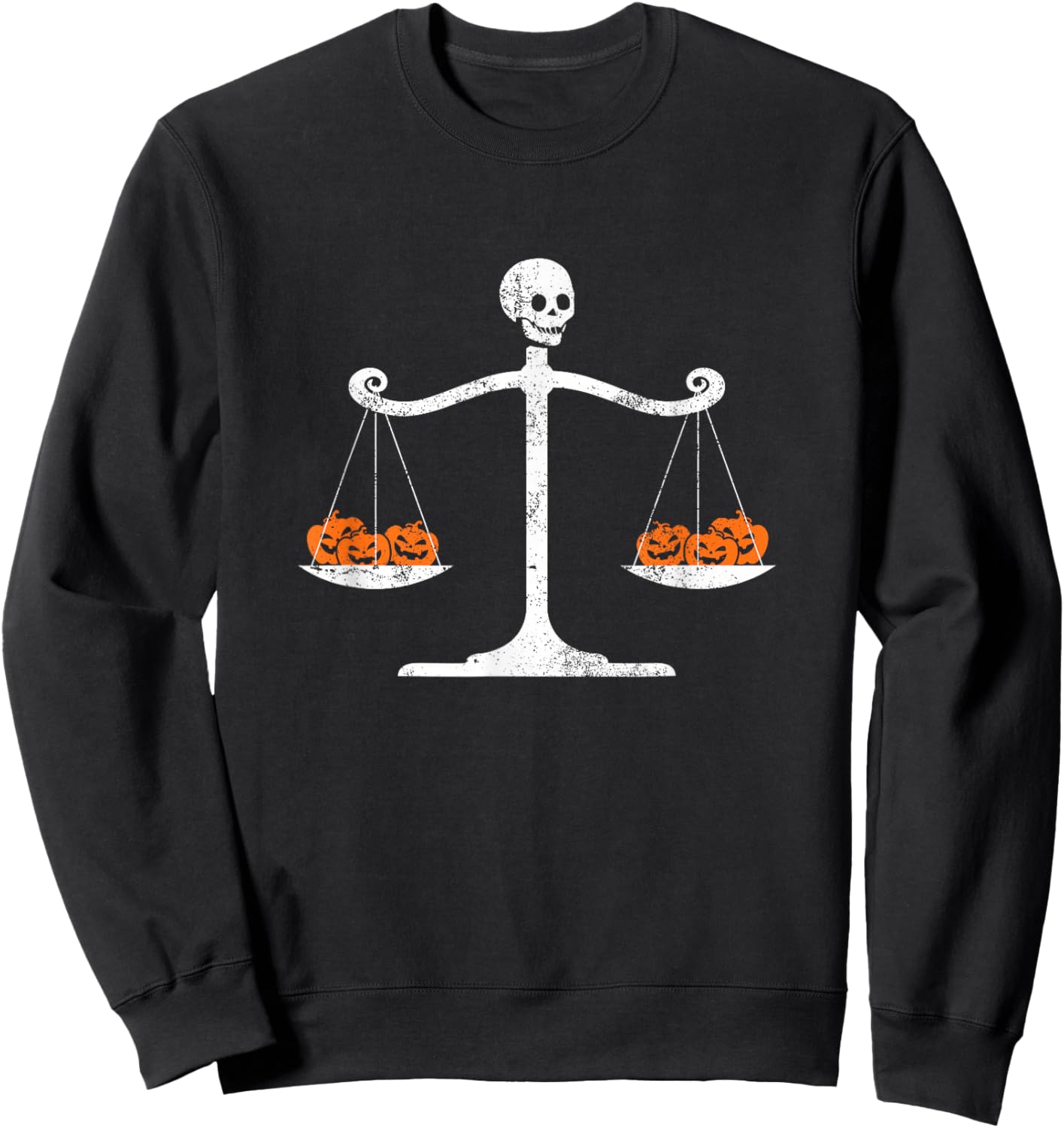 Skeleton Lawyer Halloween Sarcastic Law Student Halloween Sweatshirt - Sweatshirt | Black