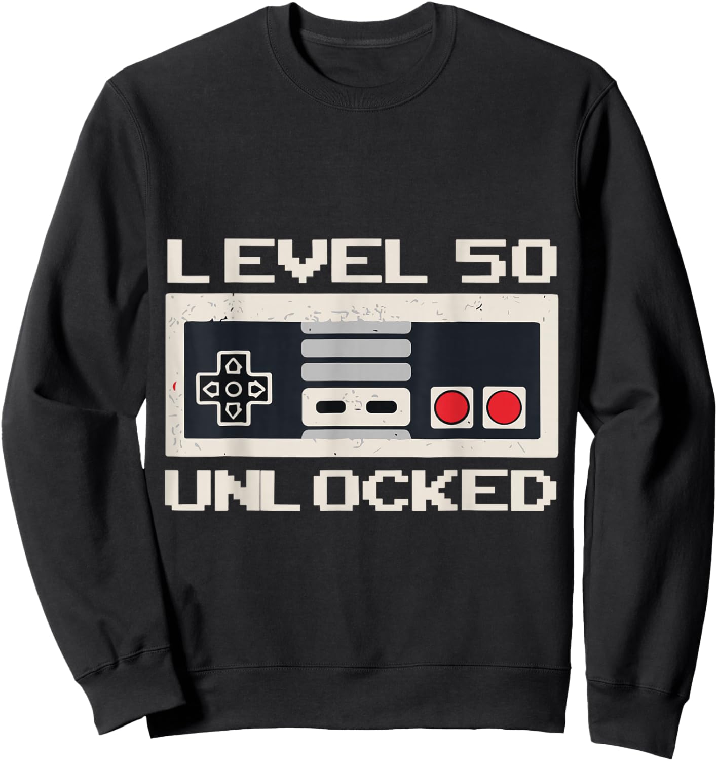 Unlock Level 50 Years Ago 50th Birthday Shirts Men Sweatshirt - Sweatshirt | Black