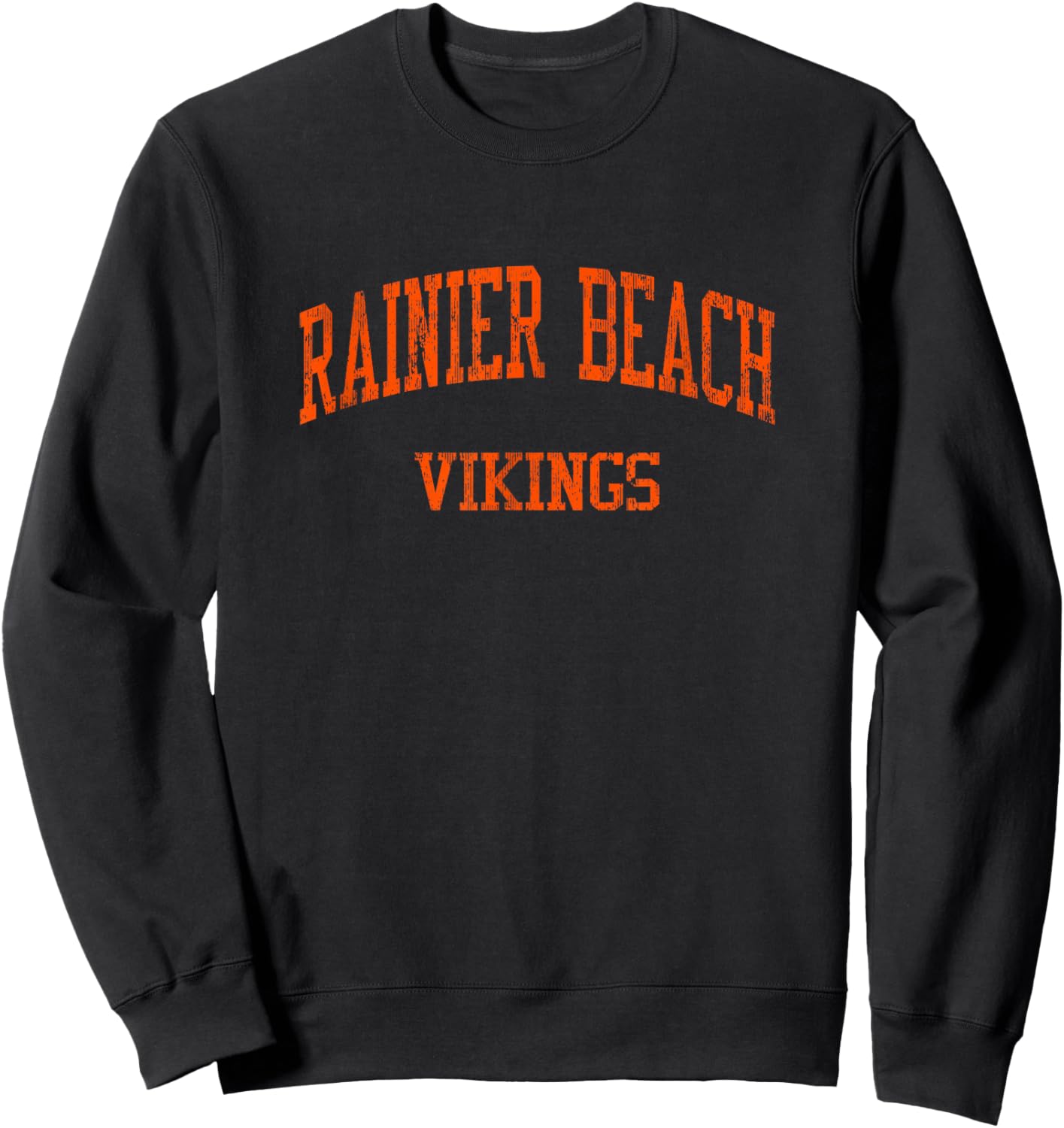 Rainier Beach High School HS Seattle WA Vintage Sports Sweatshirt - Sweatshirt | Black