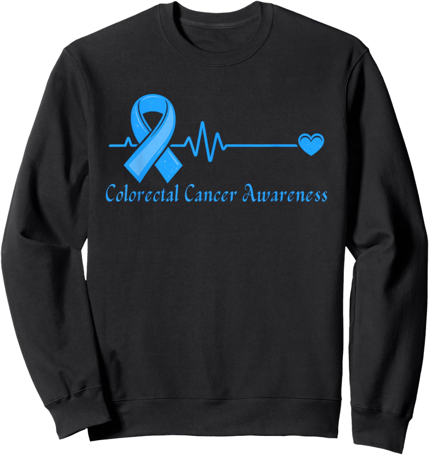 Heart Ribbon Sweatshirt - Sweatshirt | Black