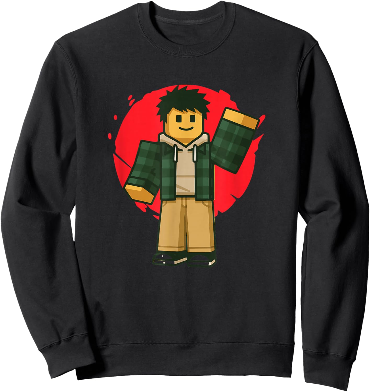 Blox noob Funny Meme Gaming for Gamers Sweatshirt - Sweatshirt | Black