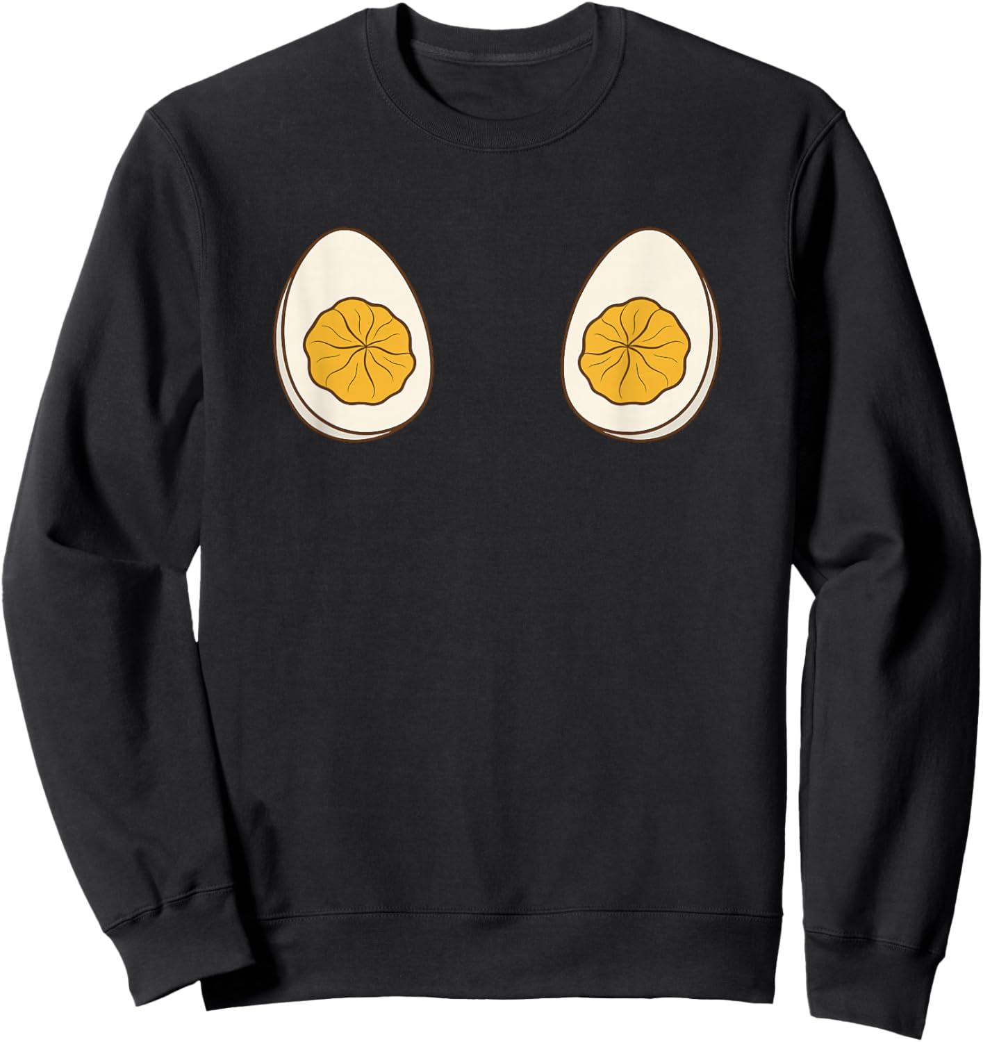 I'm Just Here for The Deviled Eggs Funny Couple Sweatshirt - Sweatshirt | Black