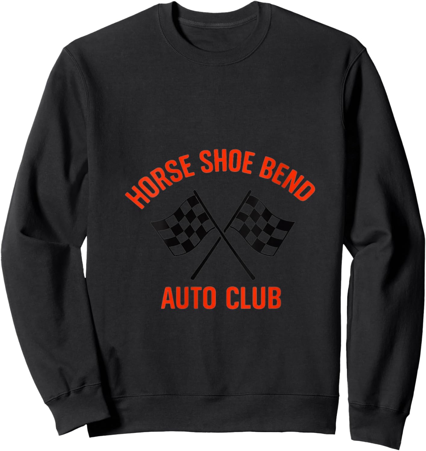 Women's Horse Shoe Bend Auto Club V-Neck Sweatshirt - Sweatshirt | Black