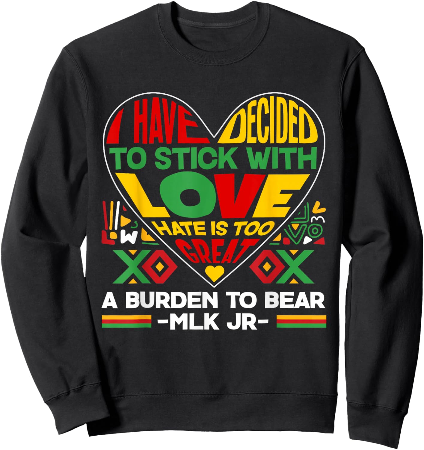 Black History Month Burden to Bear African Love Sweatshirt - Sweatshirt | Black