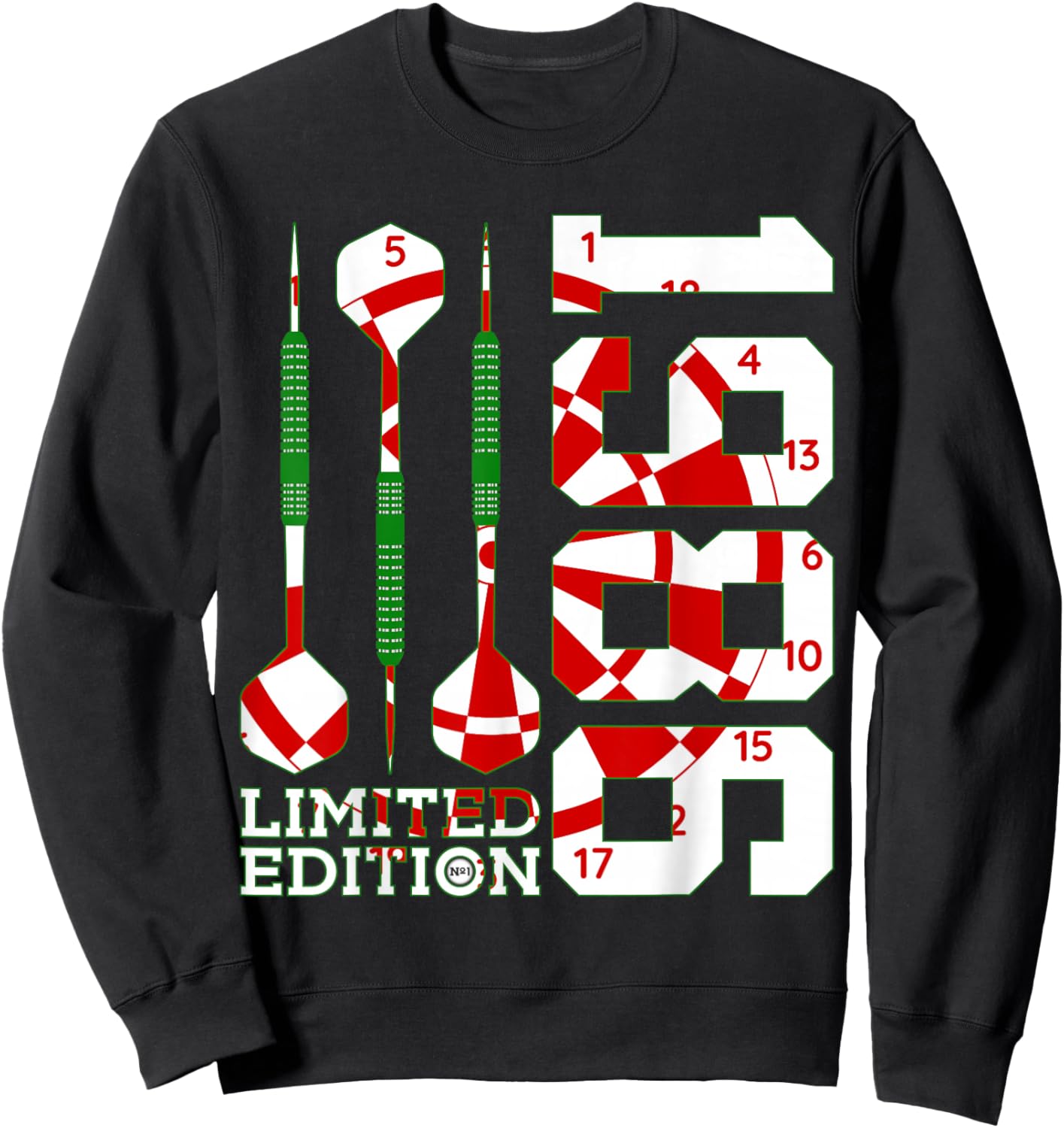 Limited Edition 1986 Darts 40TH Birthday Sweatshirt - Sweatshirt | Black