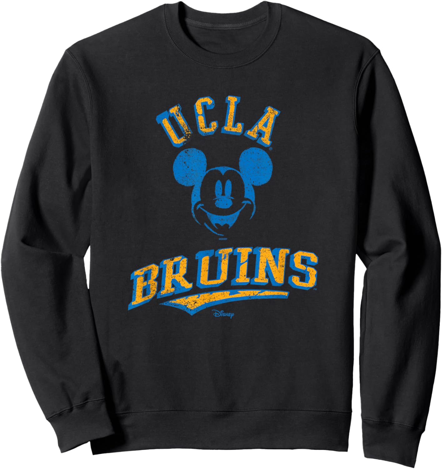 UCLA Bruins Mickey Mouse Retro Officially Licensed Sweatshirt - Sweatshirt | Black