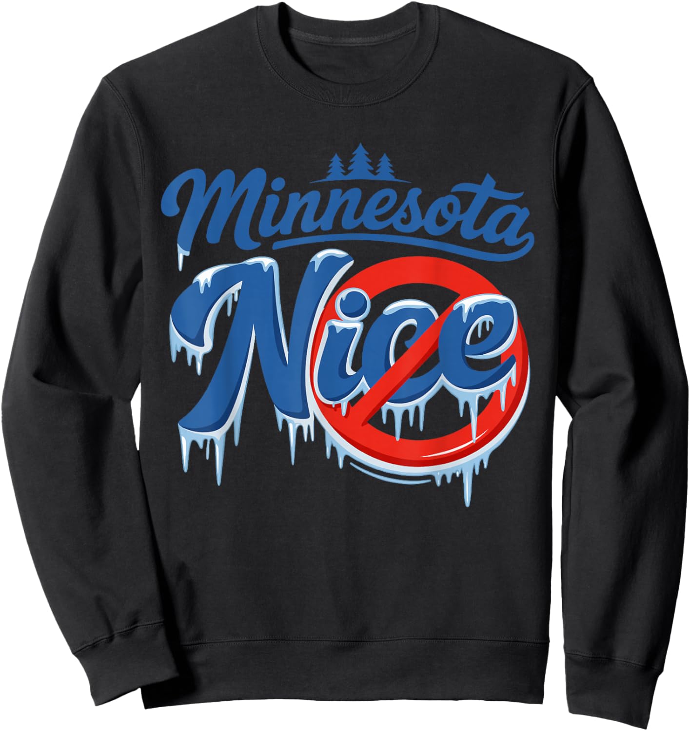 Minnesota Rebel New State Flag Sweatshirt - Sweatshirt | Black