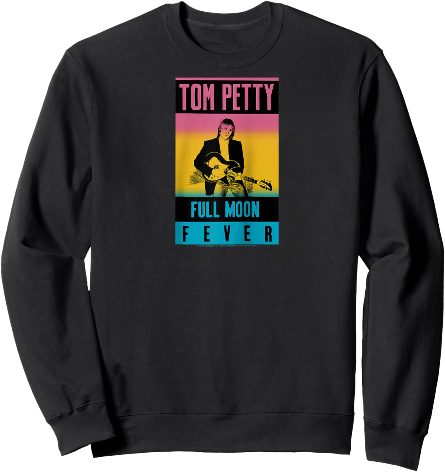 Tom Petty - Full Moon Fever Raglan Baseball Sweatshirt - Sweatshirt | Black