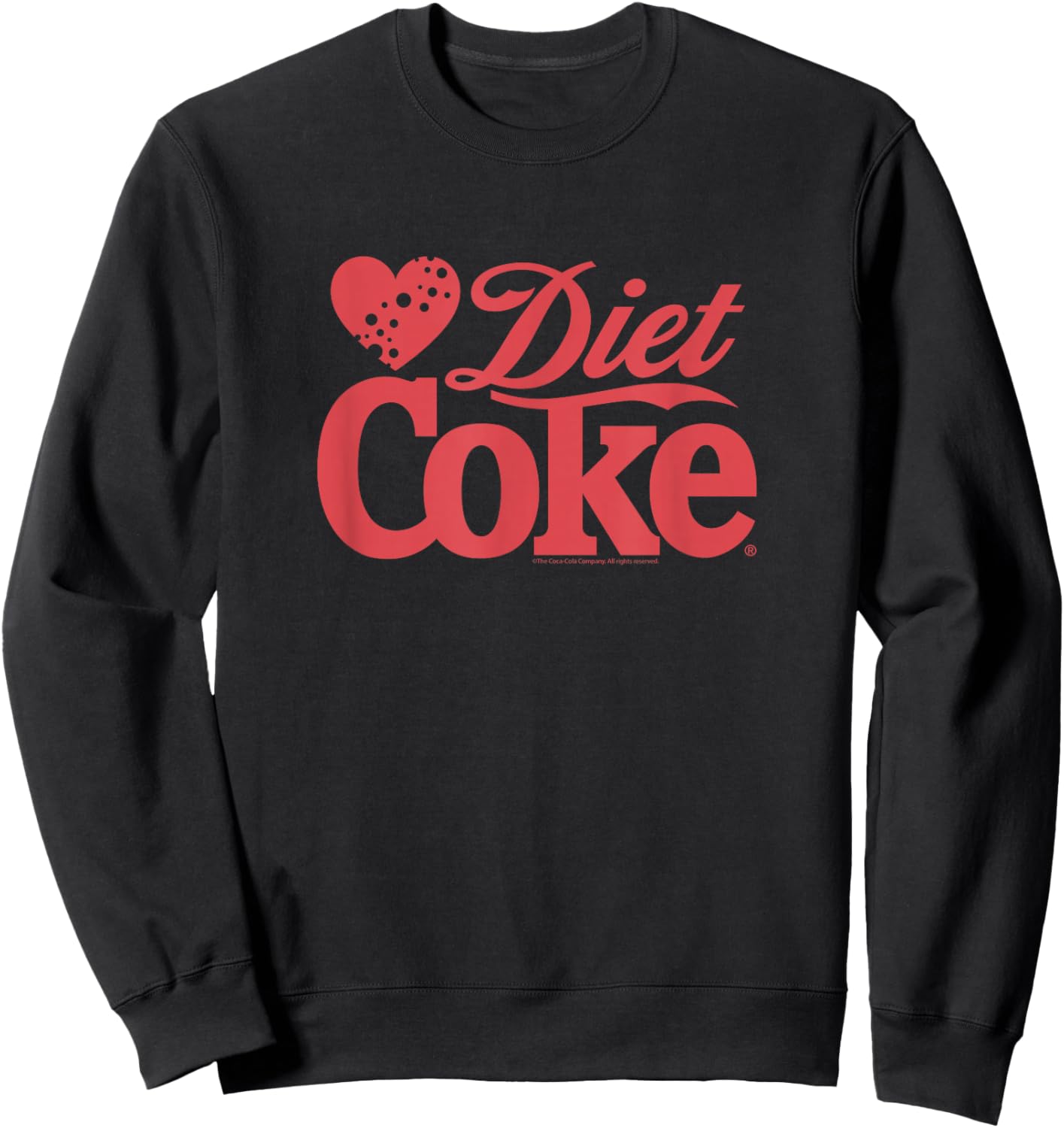 Coca-Cola - Diet Coke Heart Sweatshirt - Sweatshirt | Black