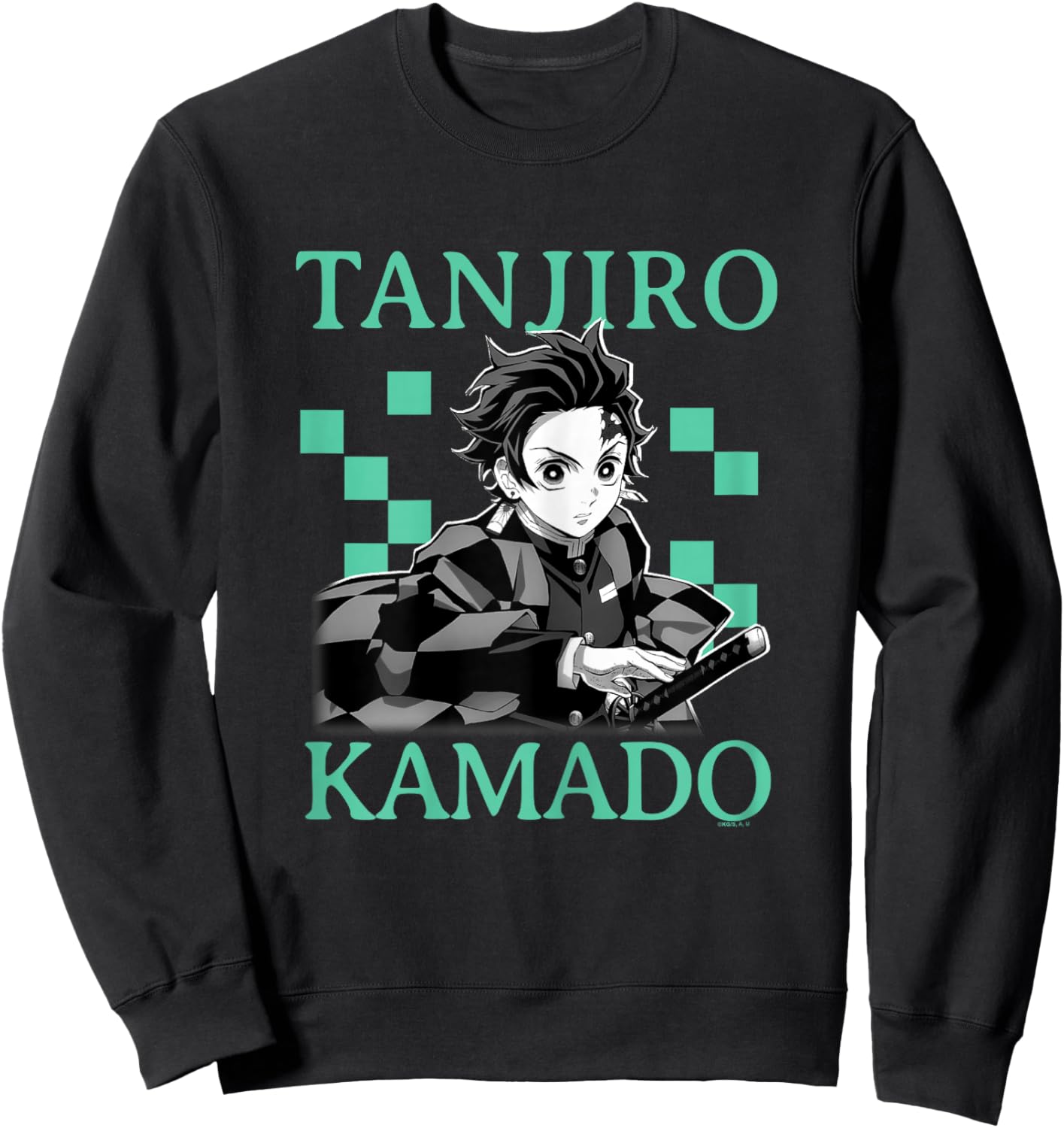 Demon Slayer: Kimetsu no Yaiba Tanjiro Kamado Classic Haori Sweatshirt - Sweatshirt | Black