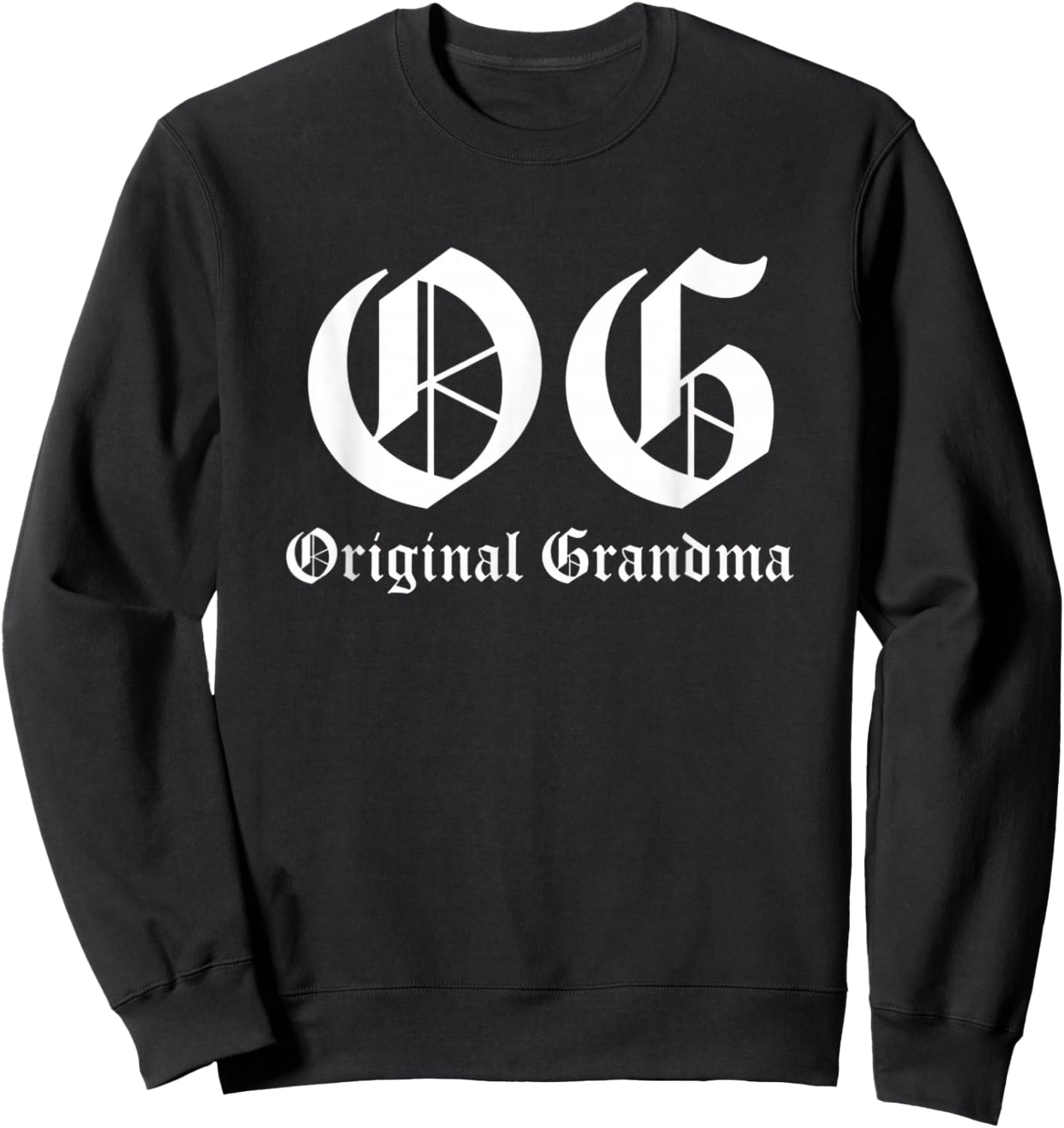 Grandparent OG Original Grandma - Retro OG Original Grandma Sweatshirt - Sweatshirt | Black