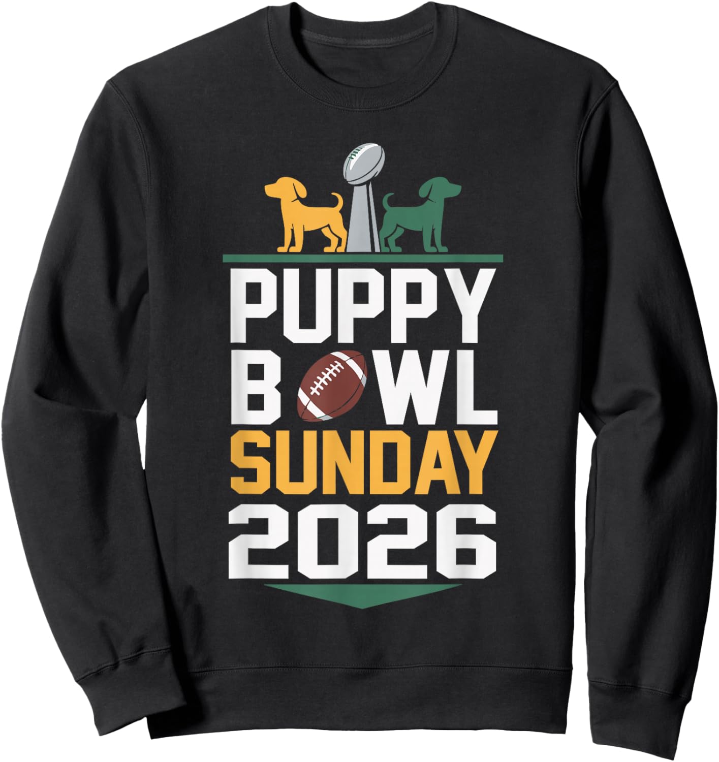 Puppy Bowl Sunday Sweatshirt - Sweatshirt | Black