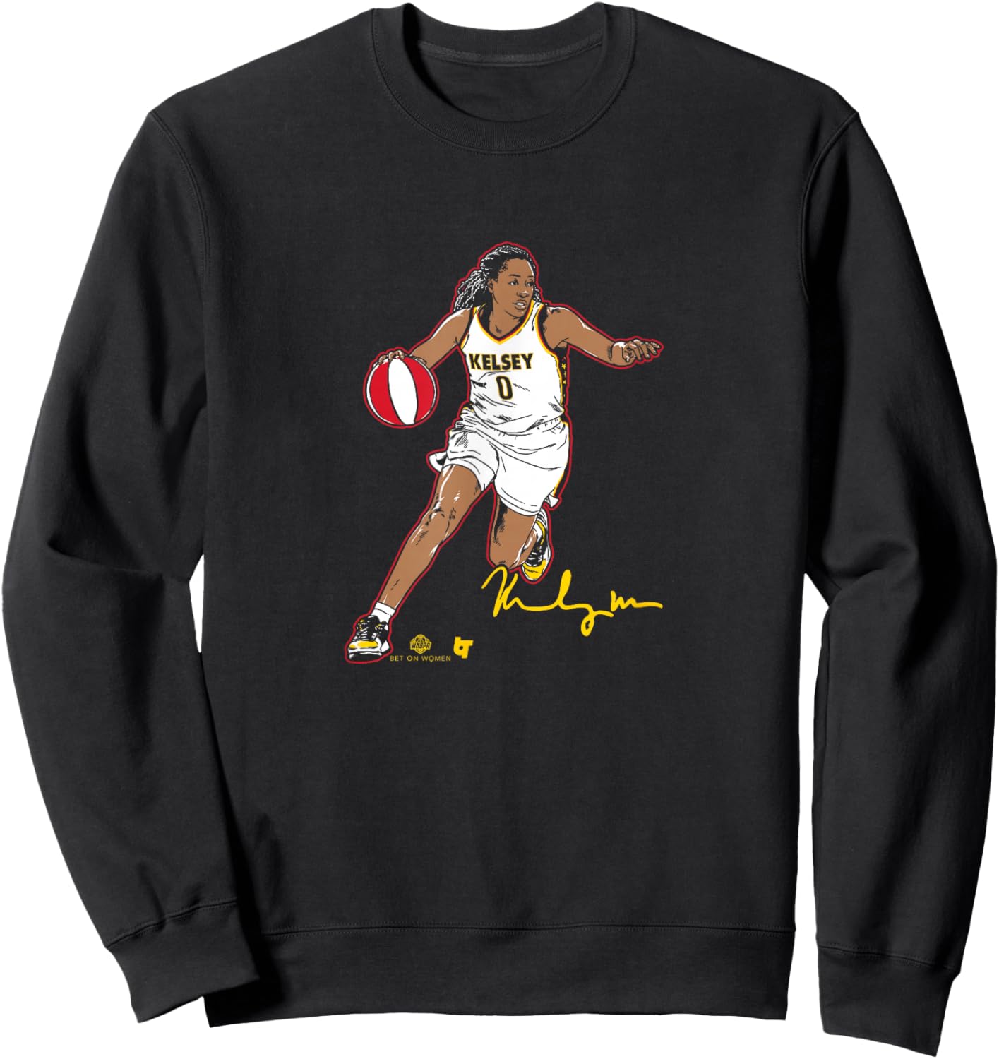 Kelsey Mitchell - Superstar Pose - Indiana Basketball Sweatshirt - Sweatshirt | Black
