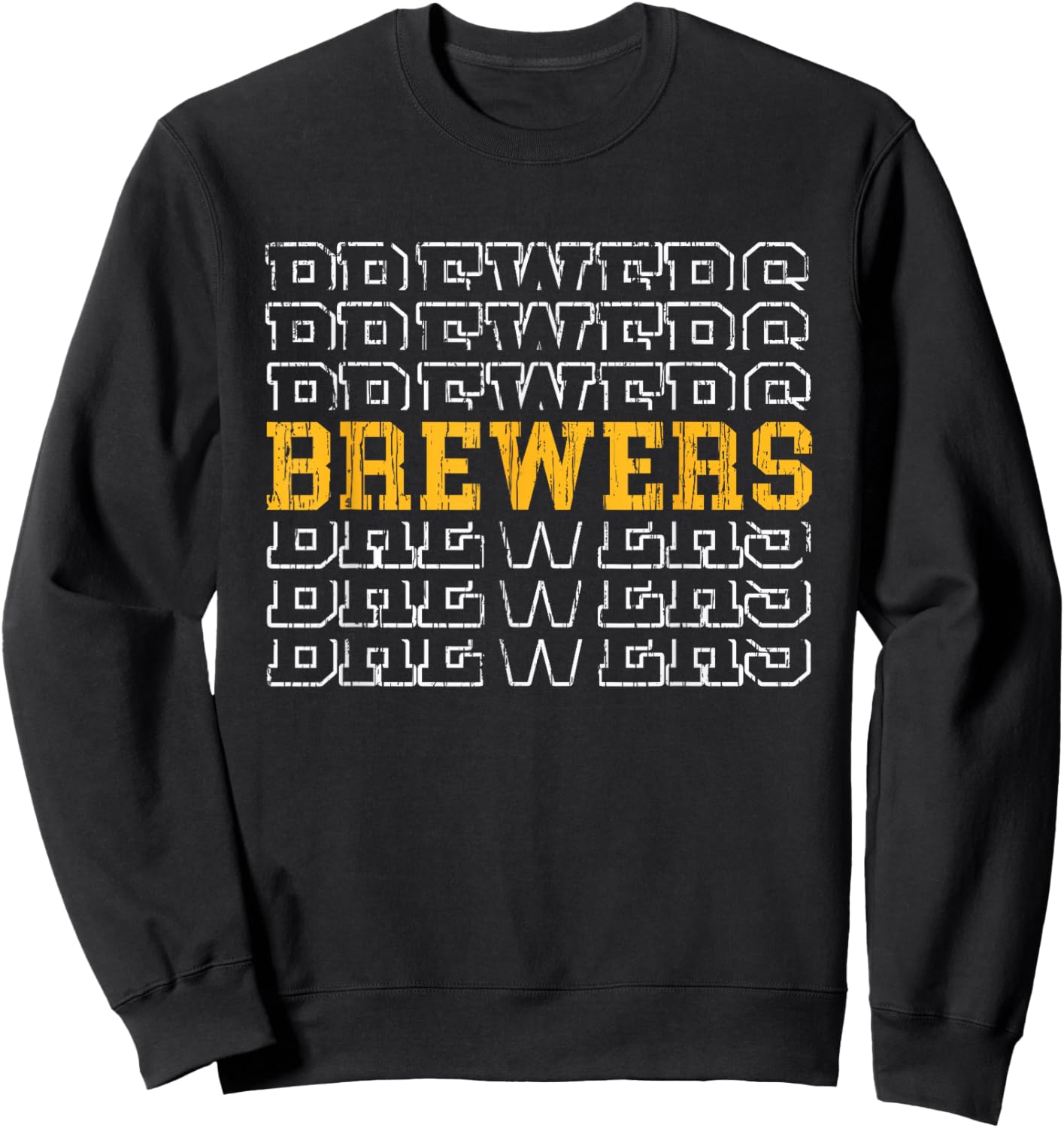 Brewers Vintage Gift Women Boys Girls Kids Youth Sweatshirt - Sweatshirt | Black